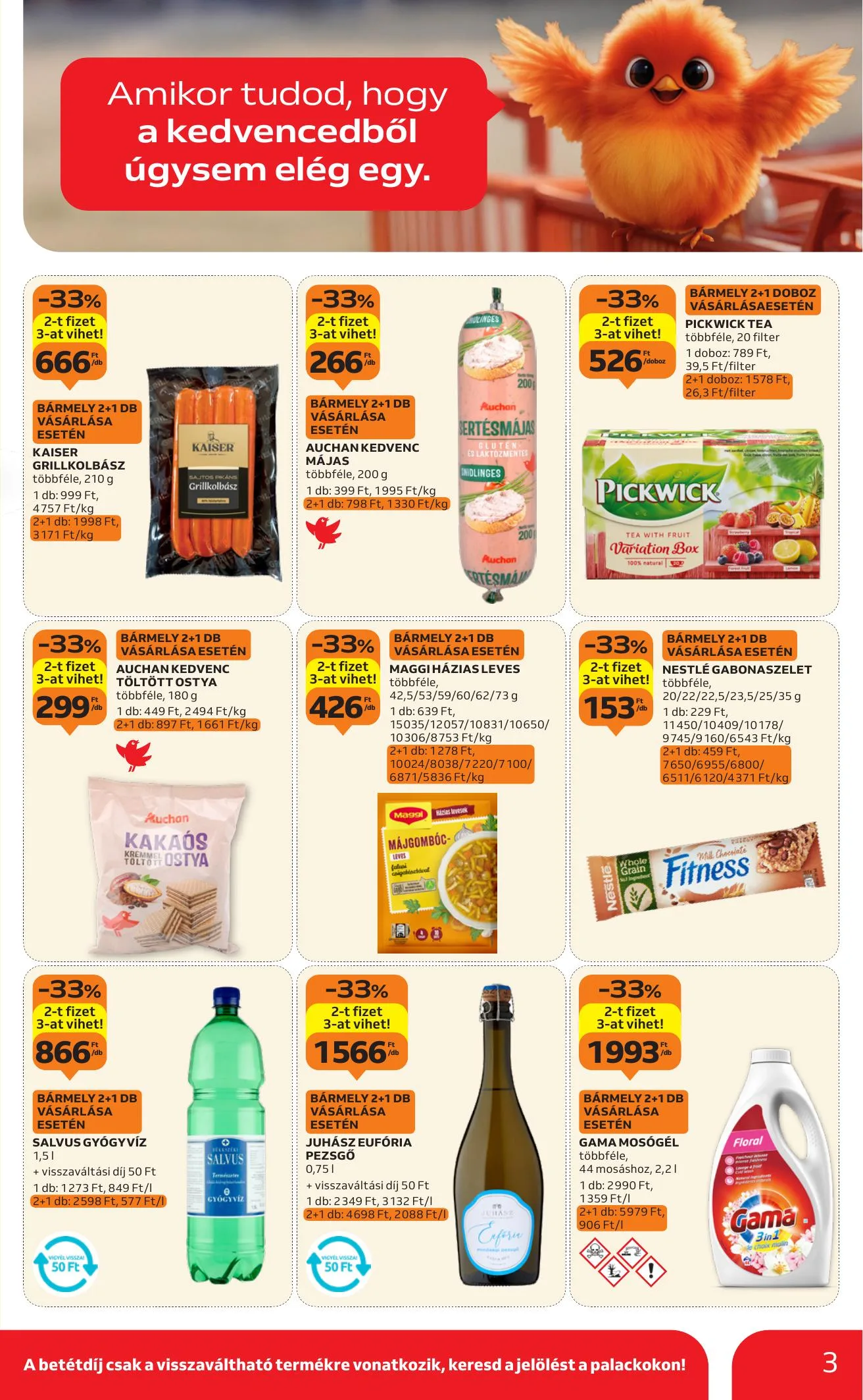 Auchan akciós újság Szupermarket 08.07–08.13 – 3. oldal
