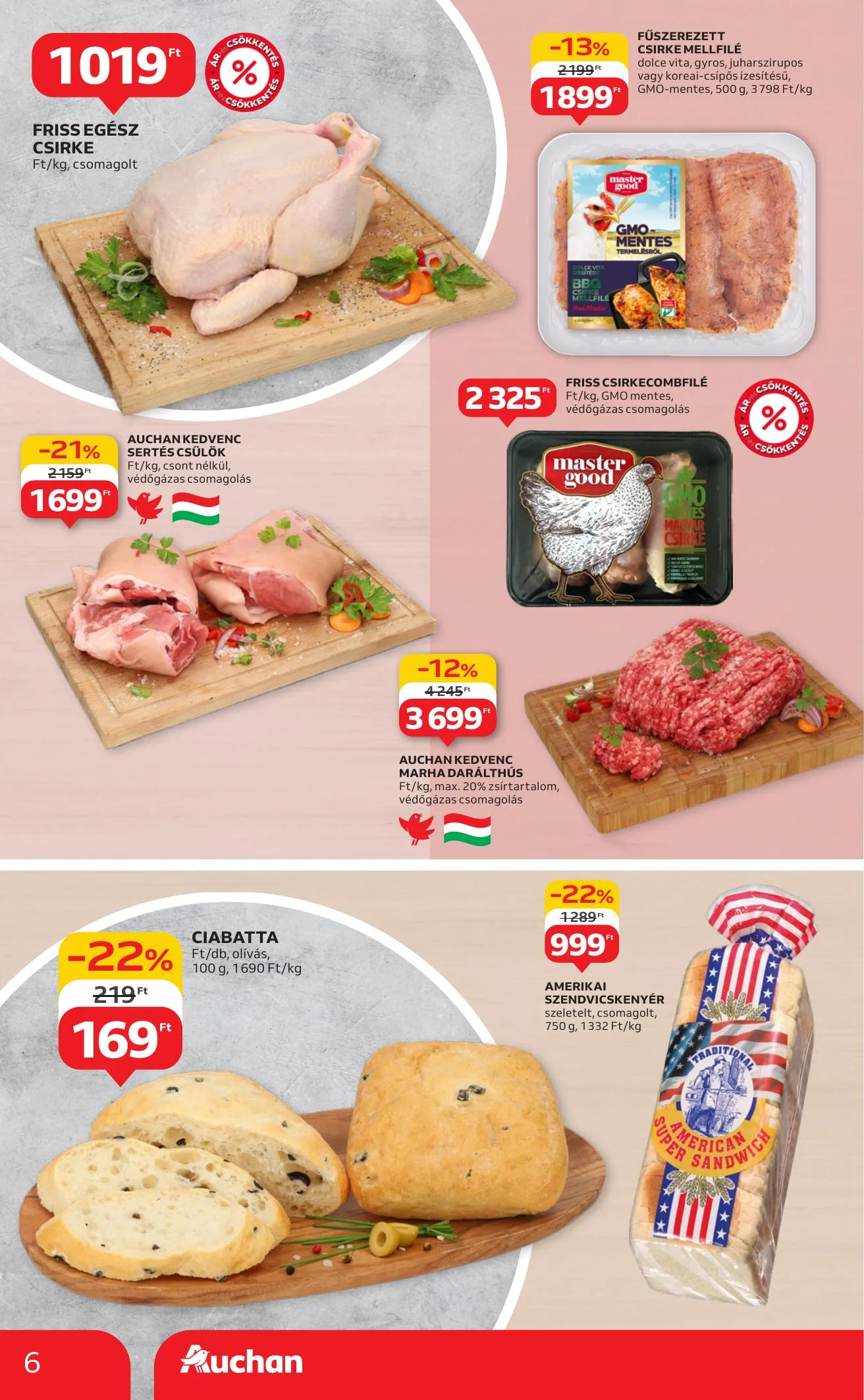 Auchan akciós újság Szupermarket 08.07–08.13 – 6. oldal