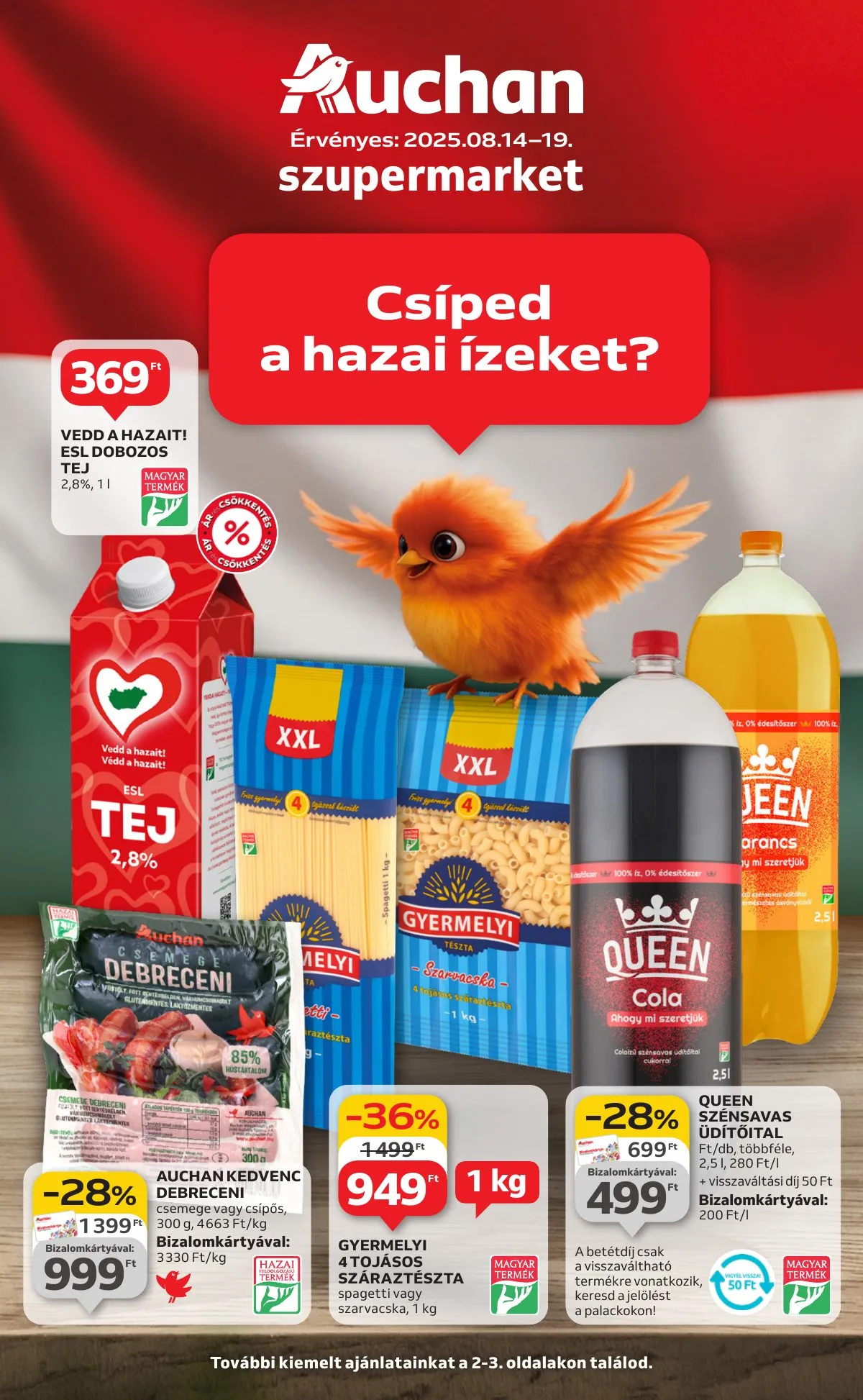 Auchan akciós újság Szupermarket 08.14–08.19