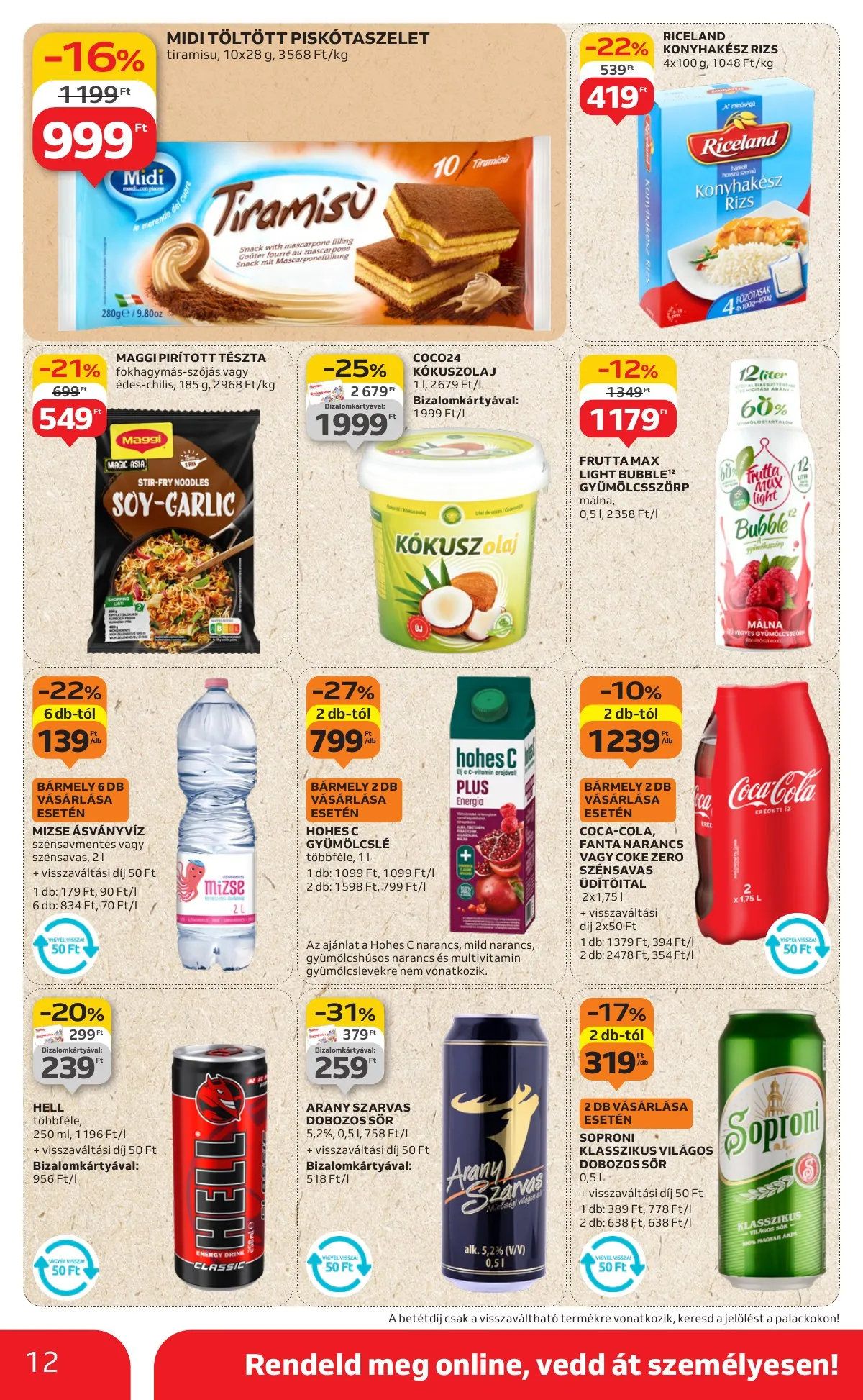 Auchan akciós újság Szupermarket 08.14–08.19 – 12. oldal