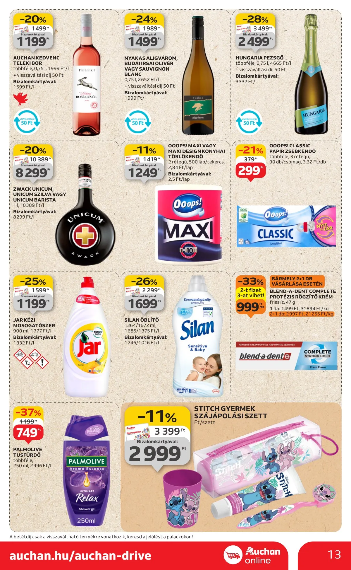 Auchan akciós újság Szupermarket 08.14–08.19 – 13. oldal