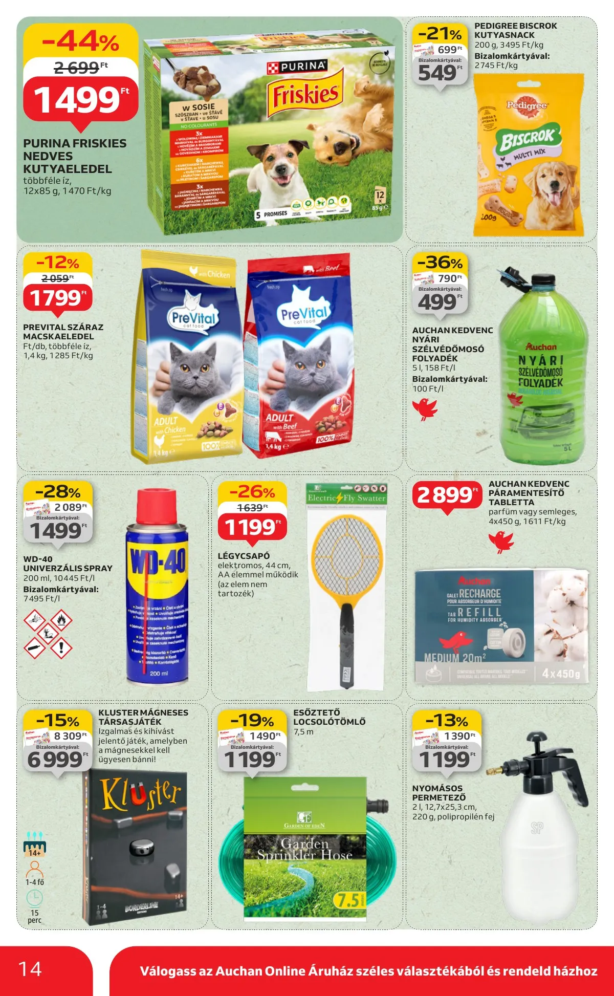 Auchan akciós újság Szupermarket 08.14–08.19 – 14. oldal