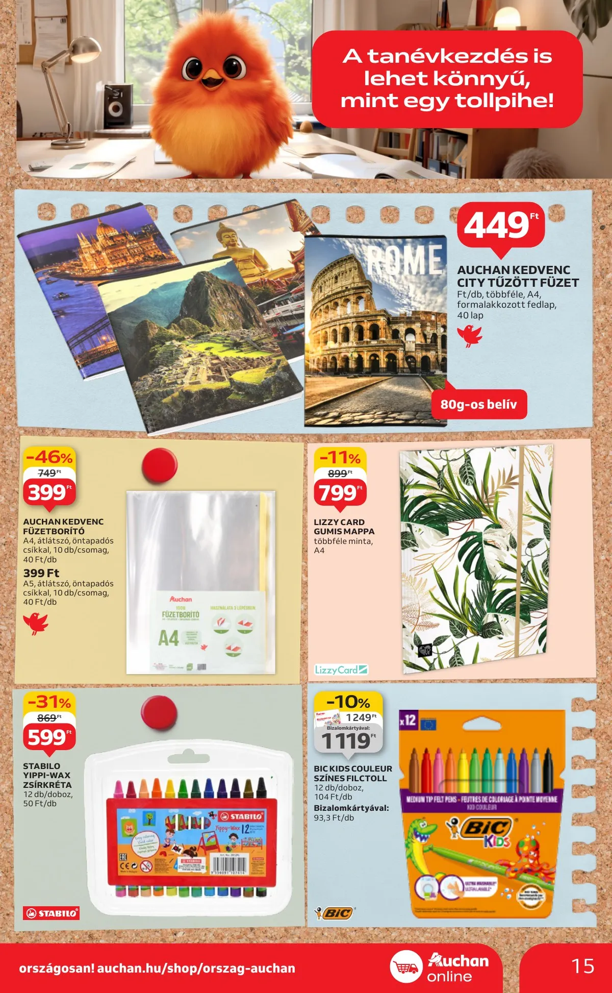 Auchan akciós újság Szupermarket 08.14–08.19 – 15. oldal