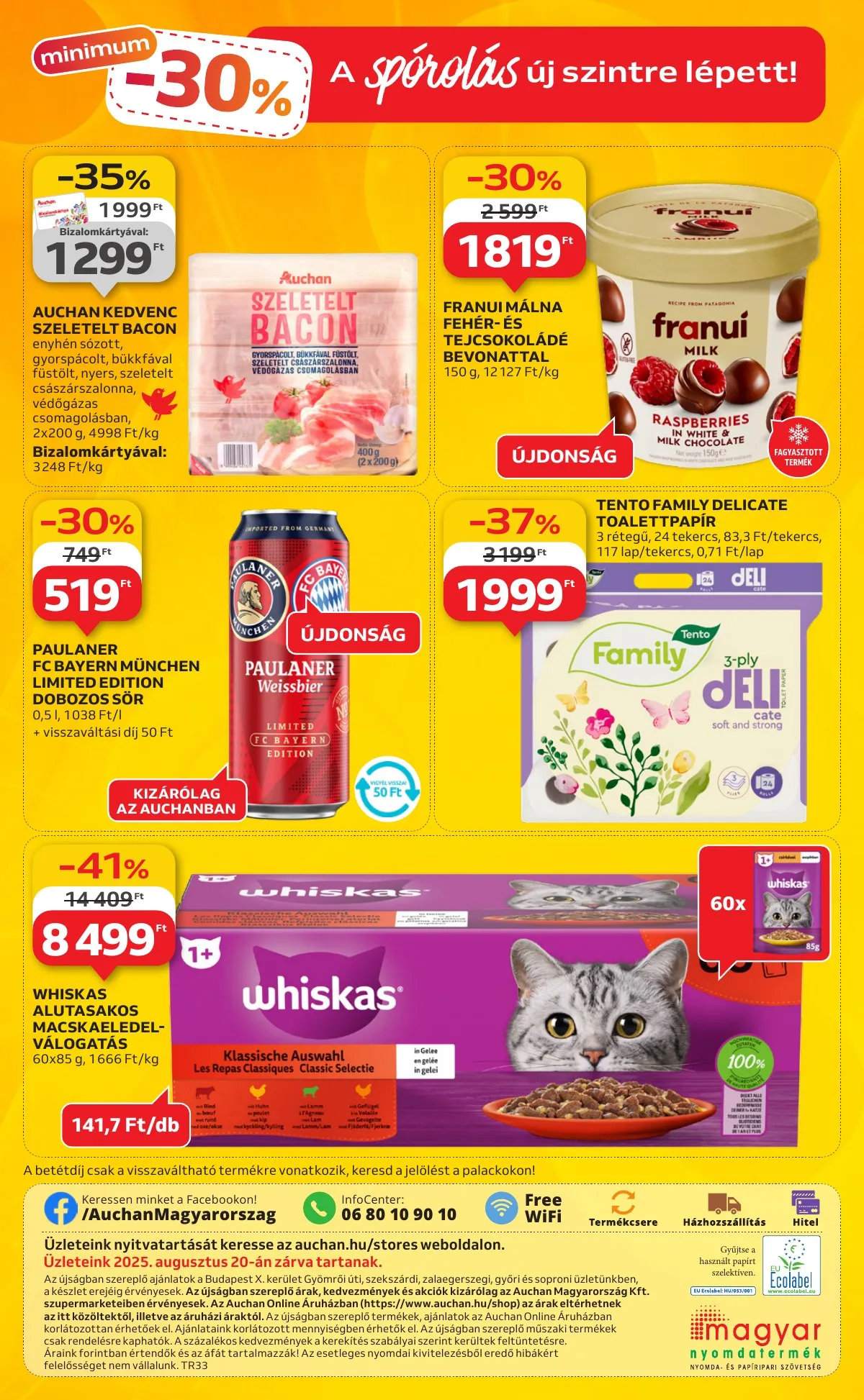Auchan akciós újság Szupermarket 08.14–08.19 – 16. oldal