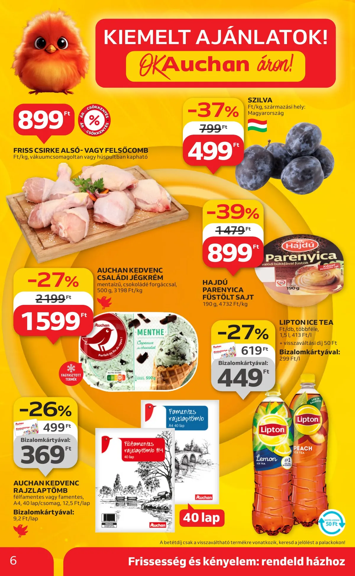 Auchan akciós újság Szupermarket 08.14–08.19 – 6. oldal