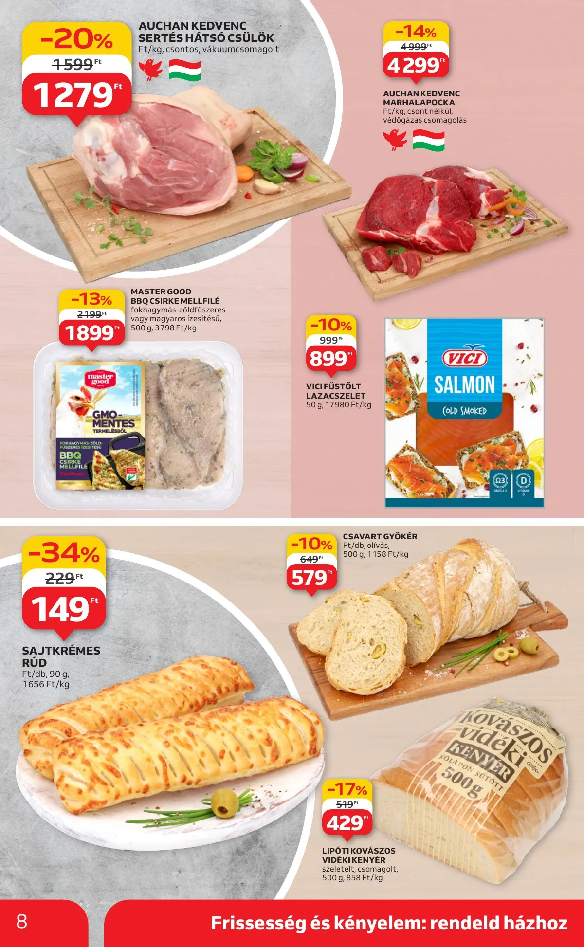 Auchan akciós újság Szupermarket 08.14–08.19 – 8. oldal