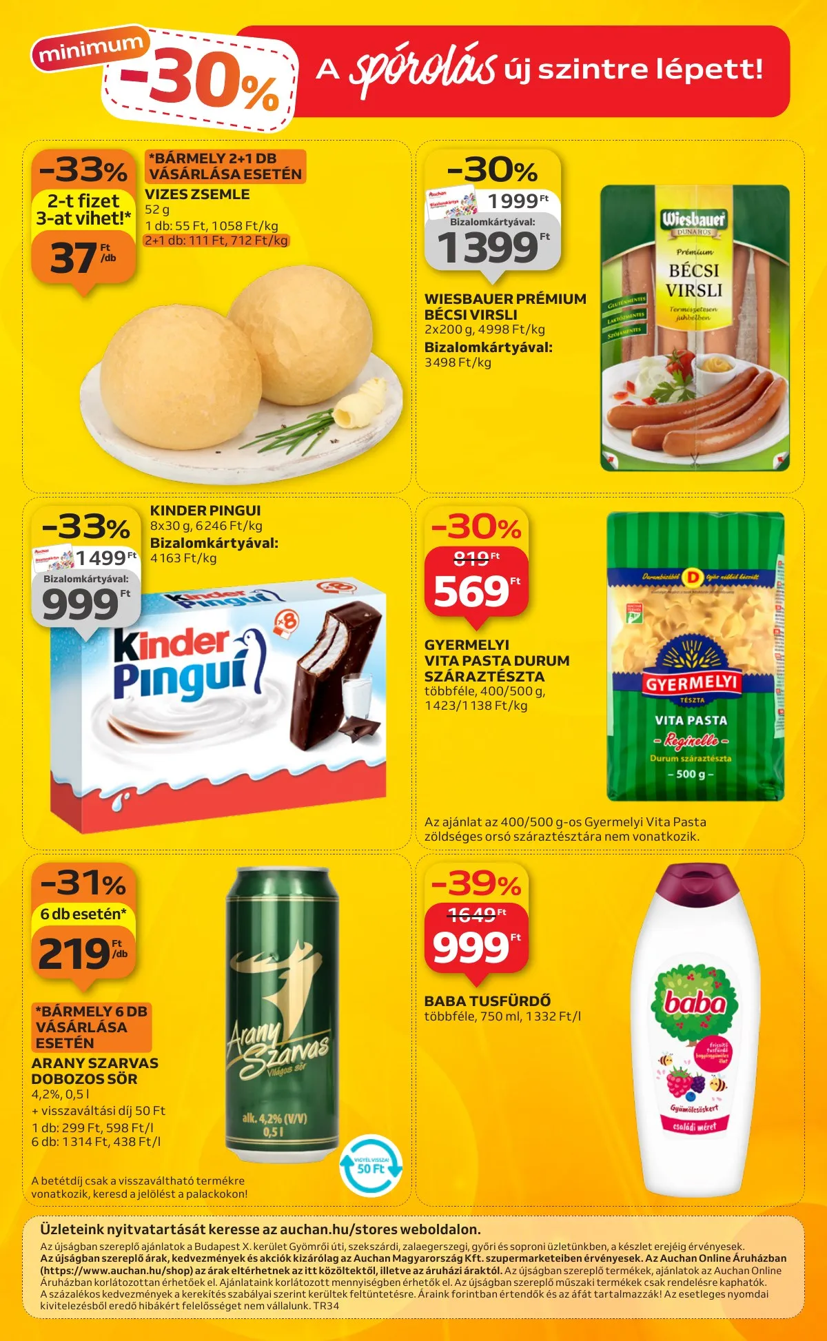 Auchan akciós újság Szupermarket 08.21–08.27 – 12. oldal