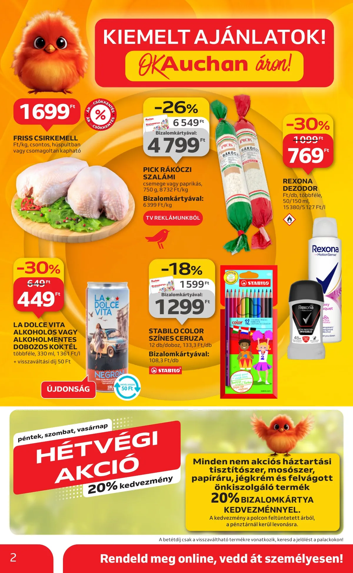 Auchan akciós újság Szupermarket 08.21–08.27 – 2. oldal
