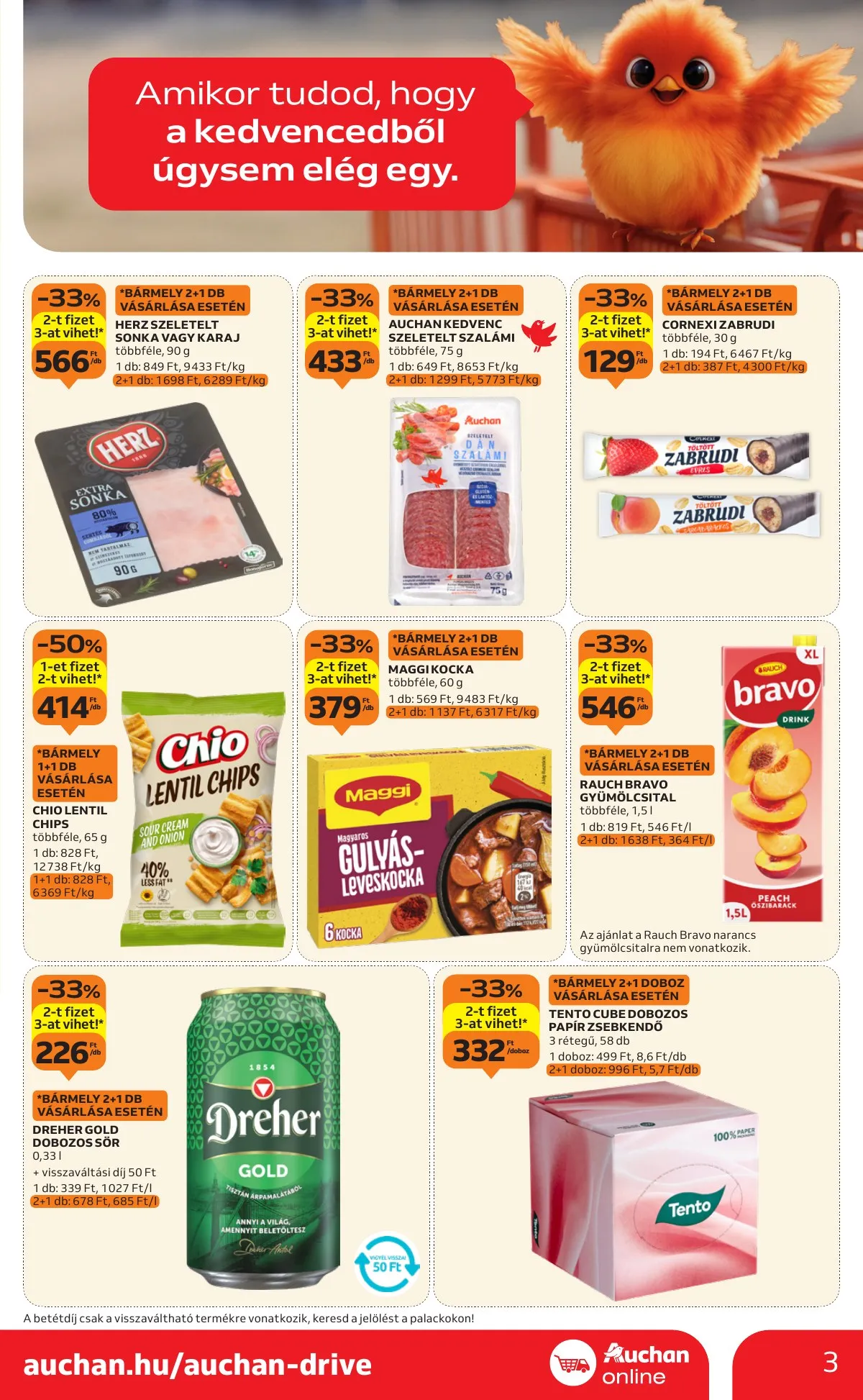 Auchan akciós újság Szupermarket 08.21–08.27 – 3. oldal