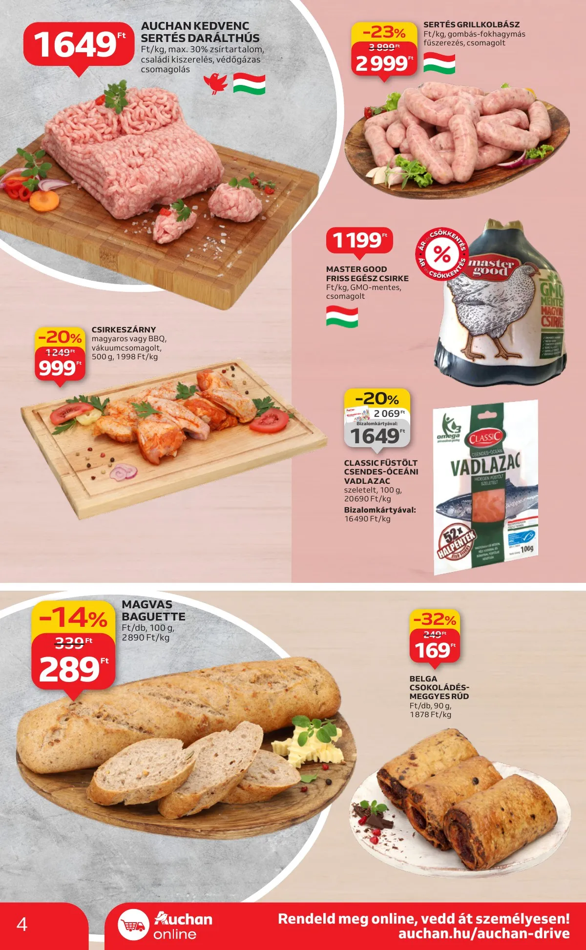 Auchan akciós újság Szupermarket 08.21–08.27 – 4. oldal