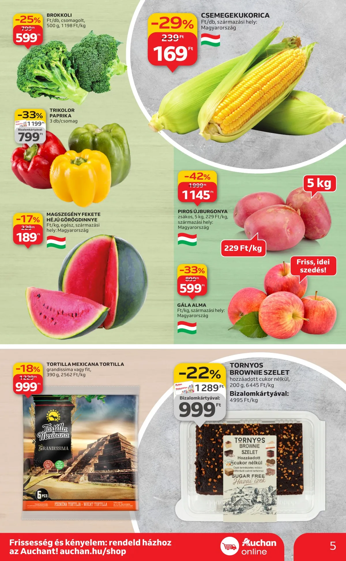 Auchan akciós újság Szupermarket 08.21–08.27 – 5. oldal