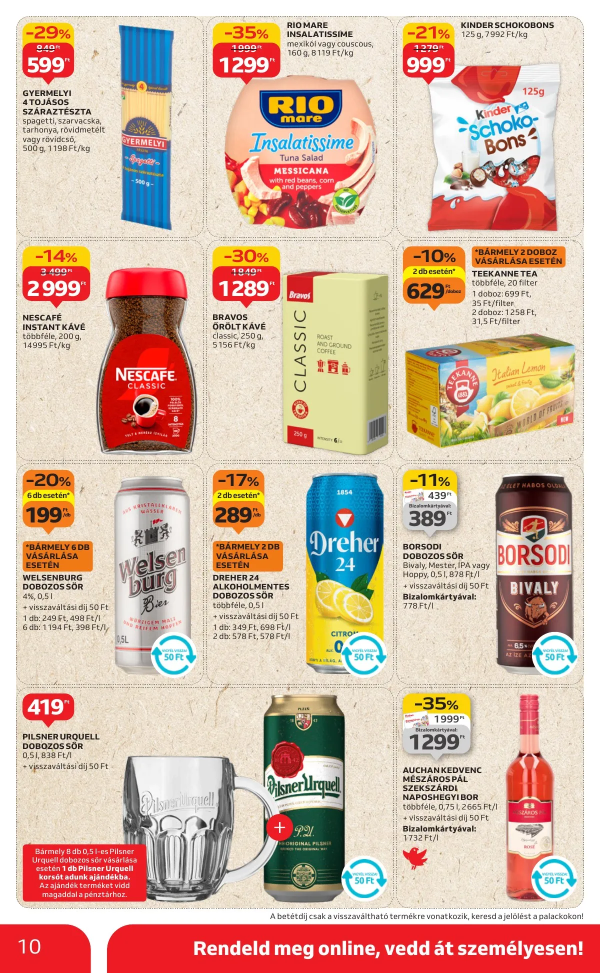 Auchan akciós újság Szupermarket 08.28–09.03 – 10. oldal