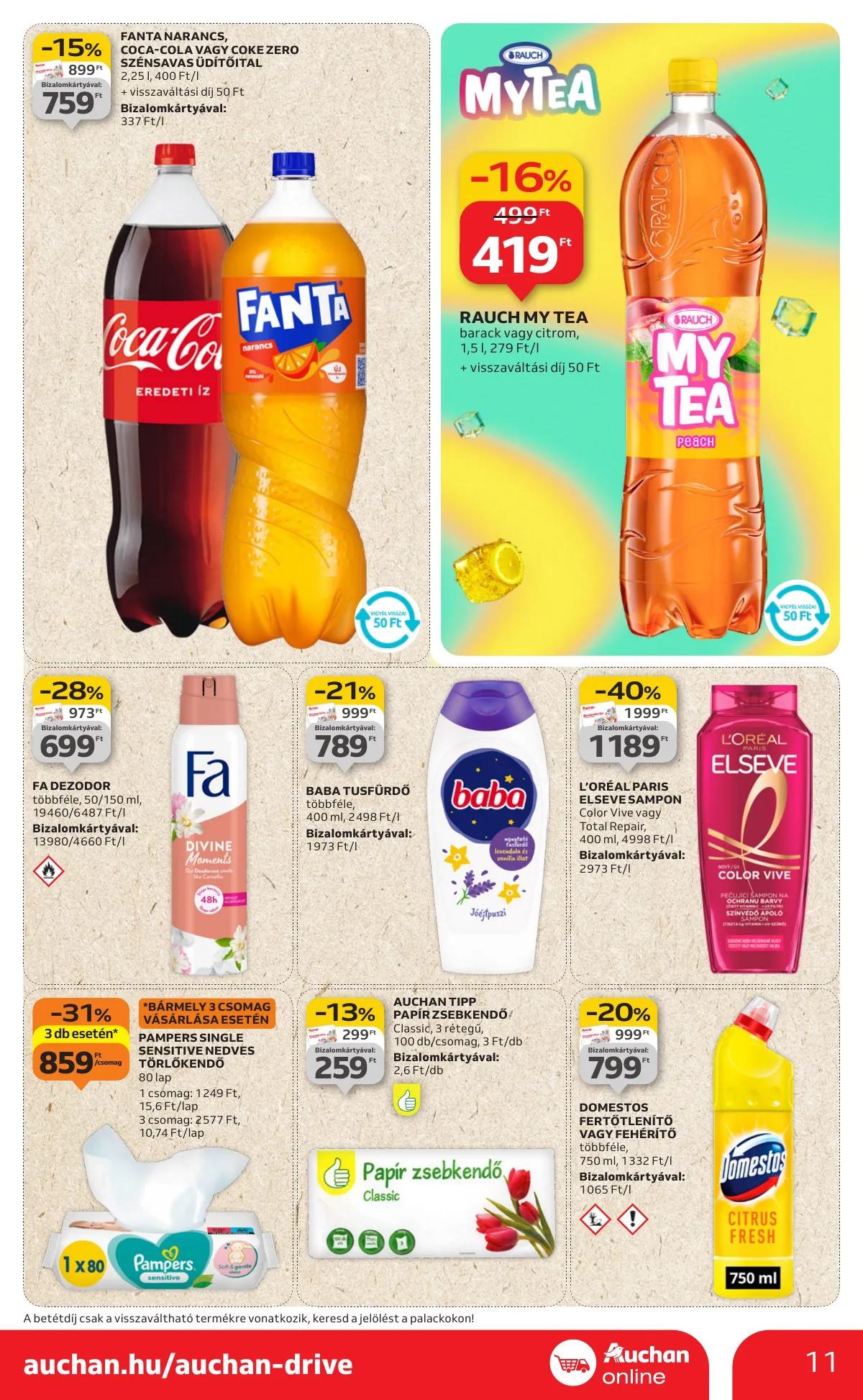 Auchan akciós újság Szupermarket 08.28–09.03 – 11. oldal
