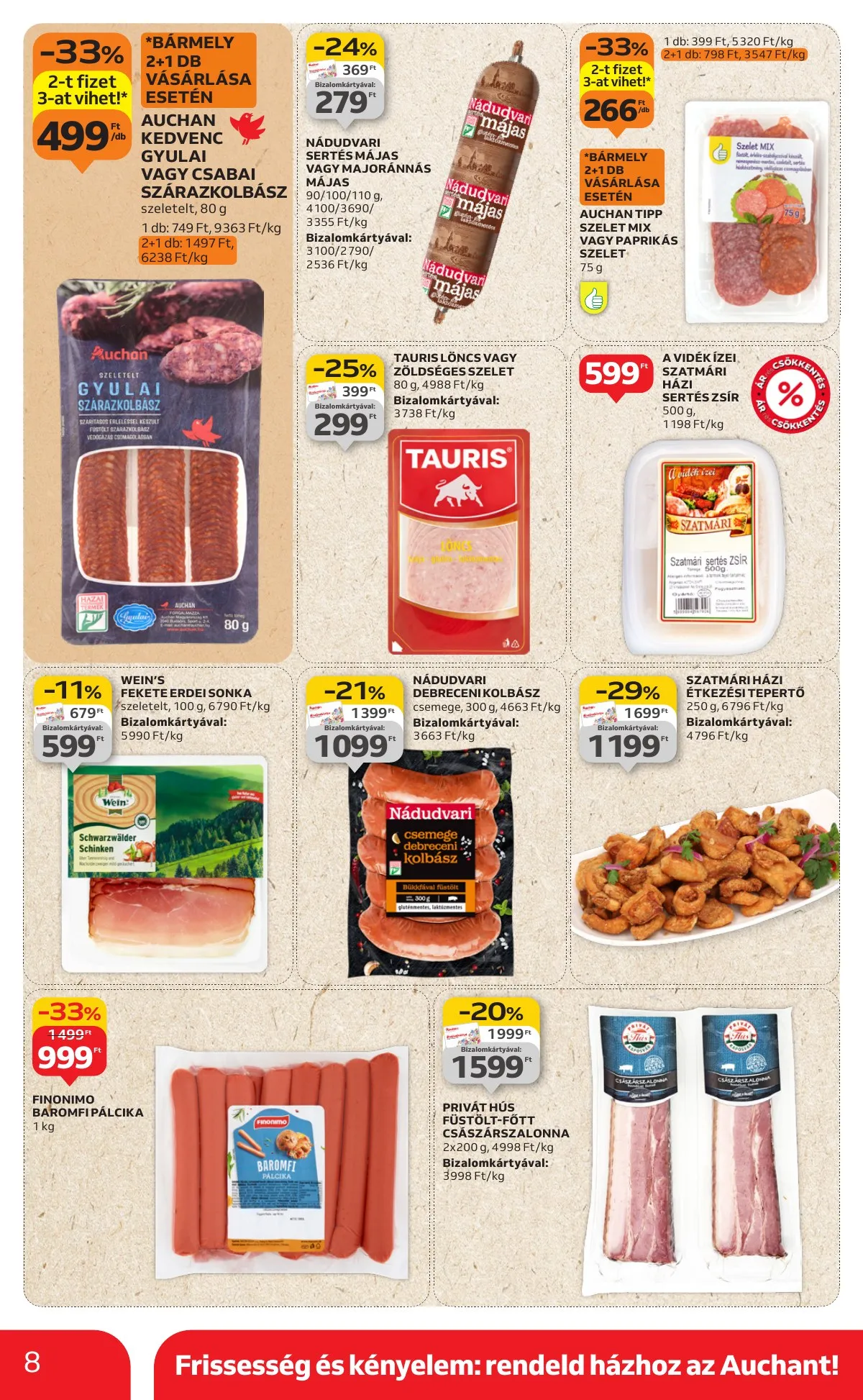 Auchan akciós újság Szupermarket 08.28–09.03 – 8. oldal