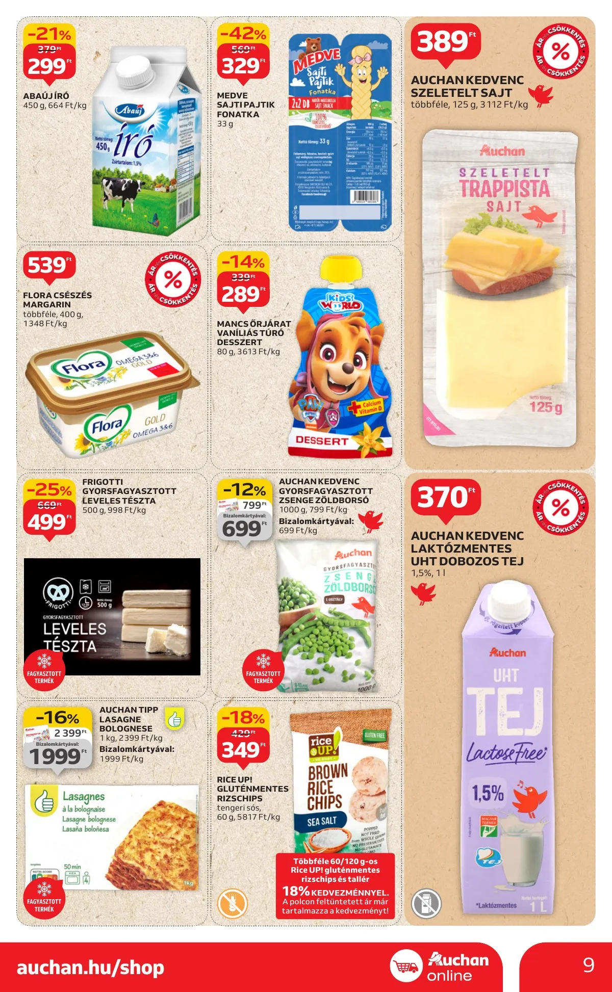 Auchan akciós újság Szupermarket 08.28–09.03 – 9. oldal