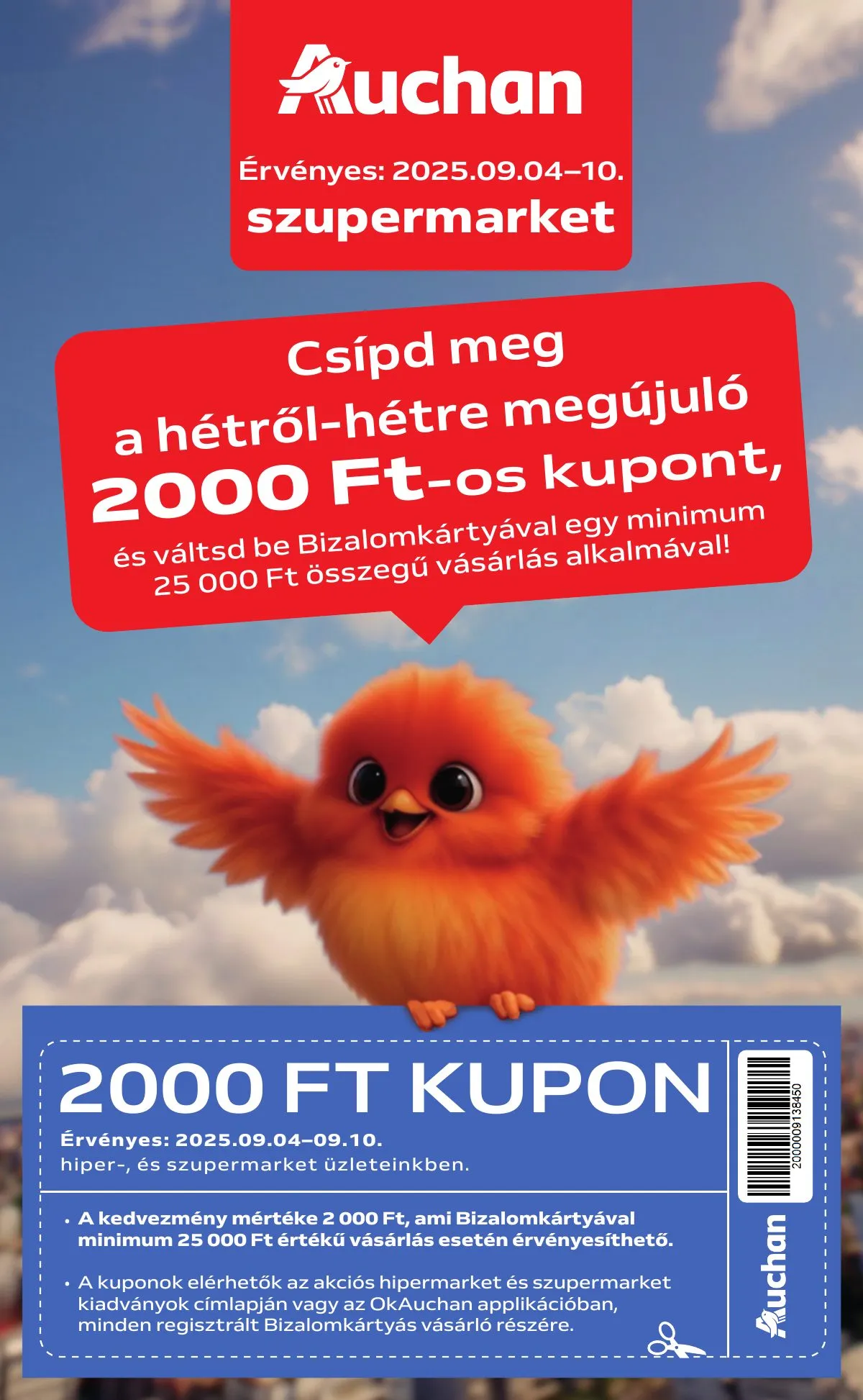 Auchan akciós újság Szupermarket 09.04–09.10