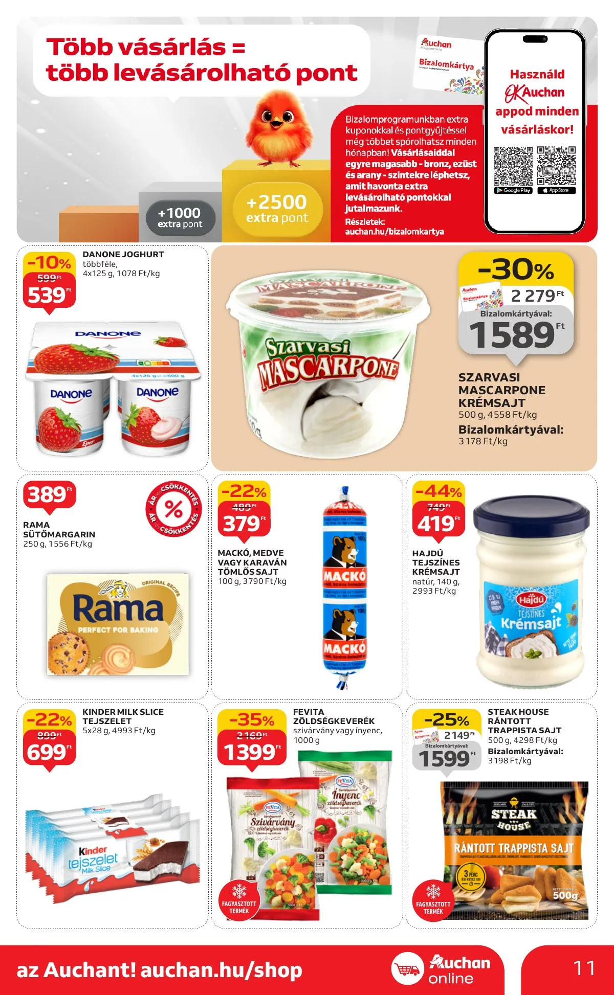 Auchan akciós újság Szupermarket 09.04–09.10 – 11. oldal