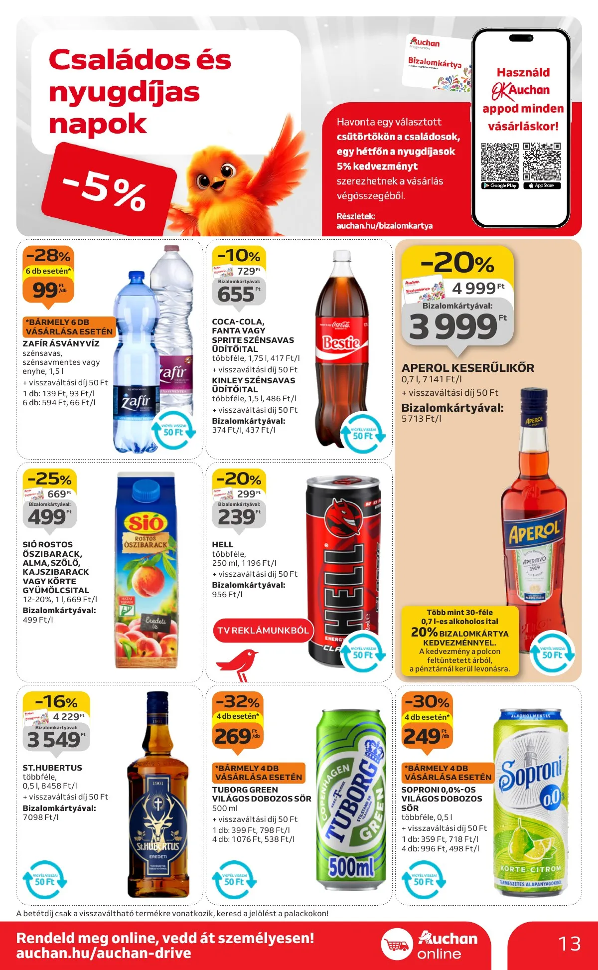 Auchan akciós újság Szupermarket 09.04–09.10 – 13. oldal