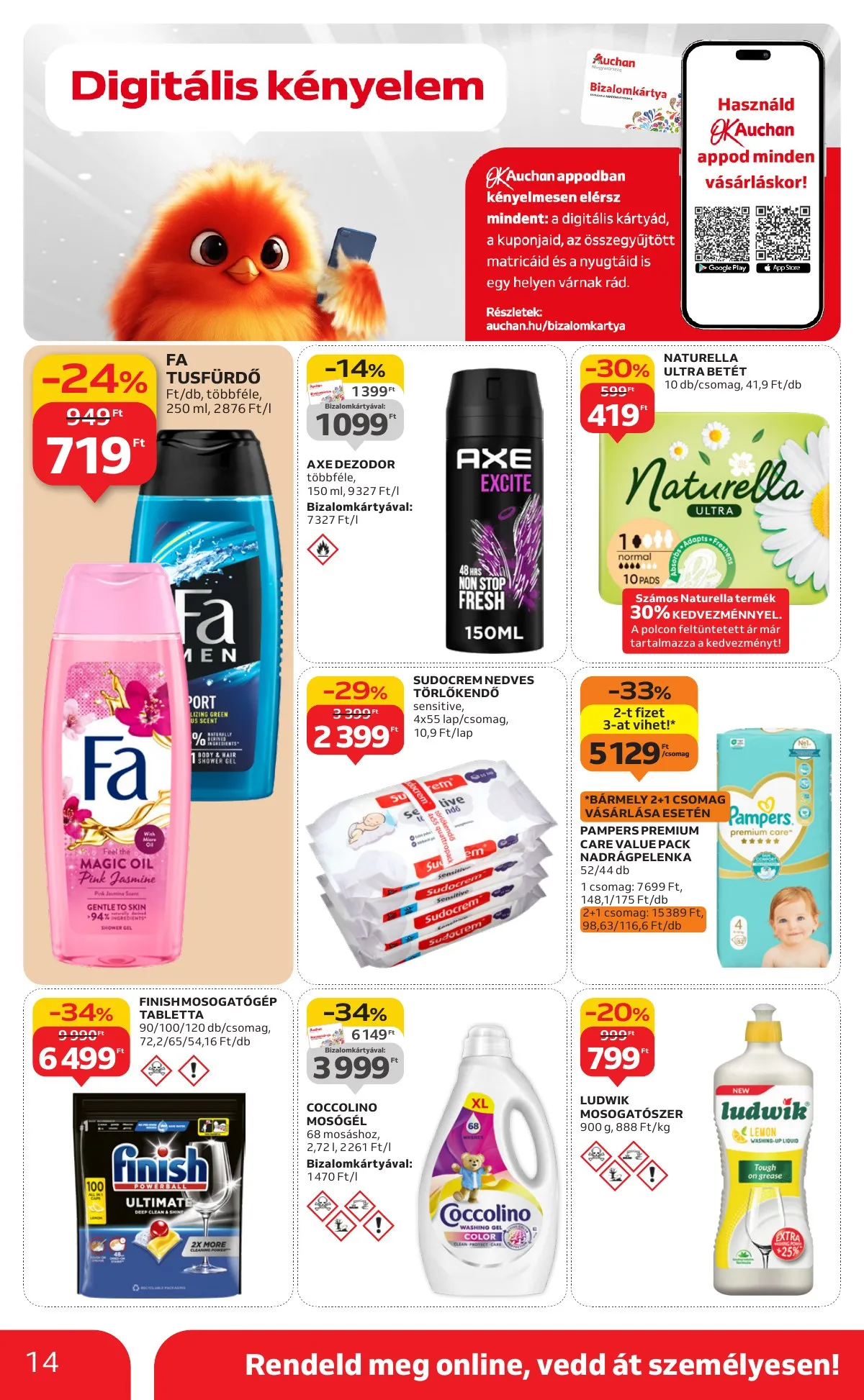 Auchan akciós újság Szupermarket 09.04–09.10 – 14. oldal