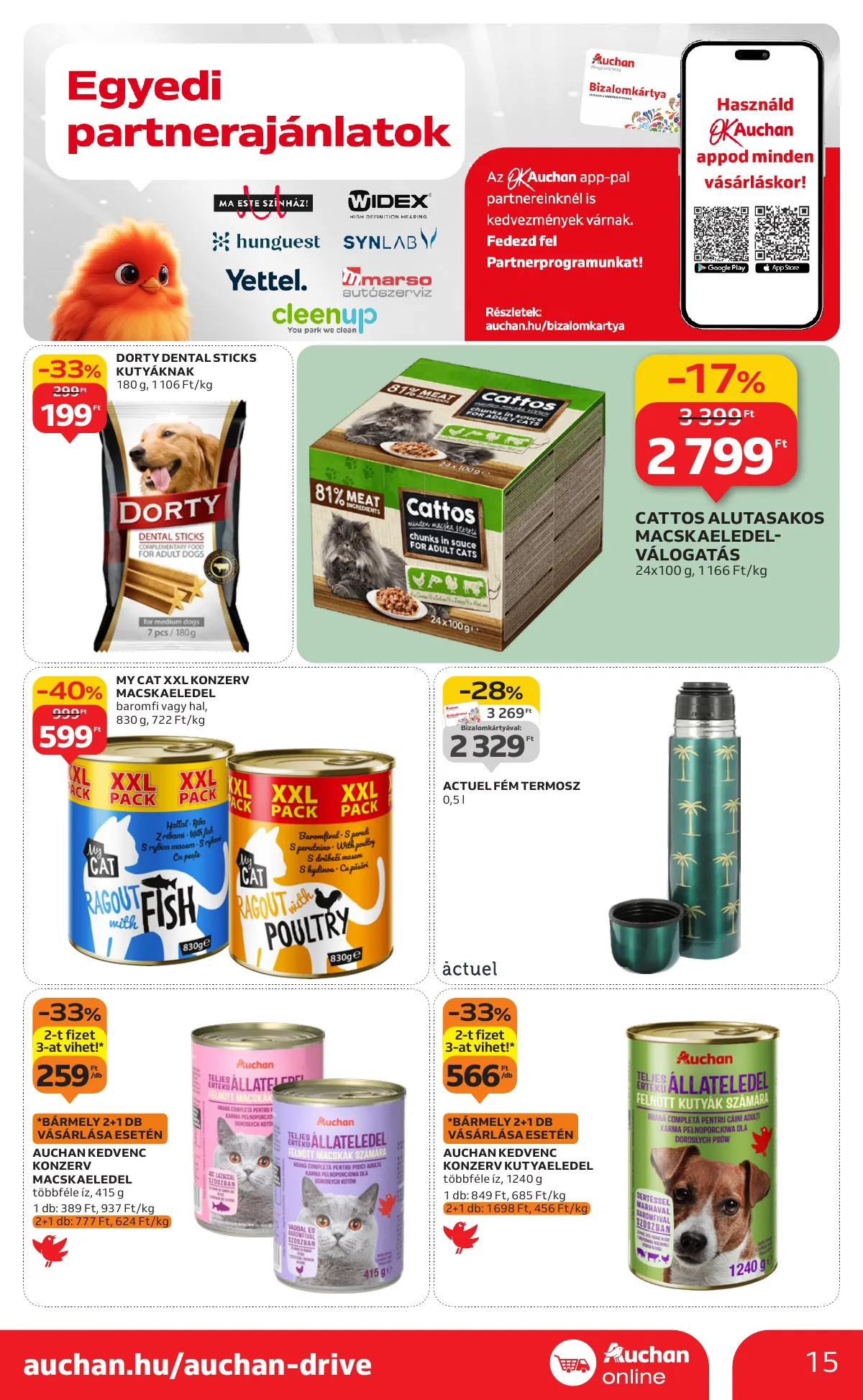 Auchan akciós újság Szupermarket 09.04–09.10 – 15. oldal