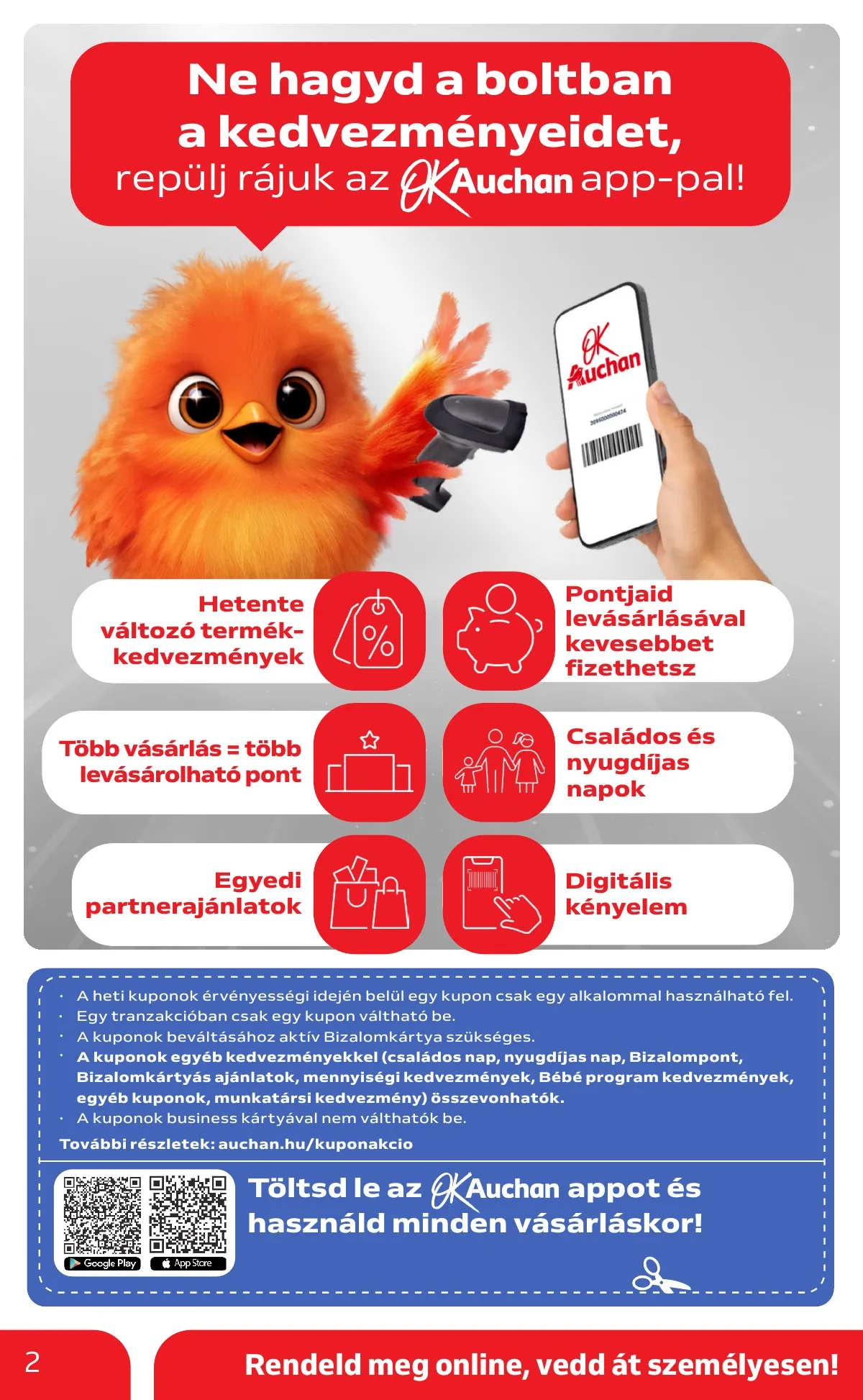 Auchan akciós újság Szupermarket 09.04–09.10 – 2. oldal