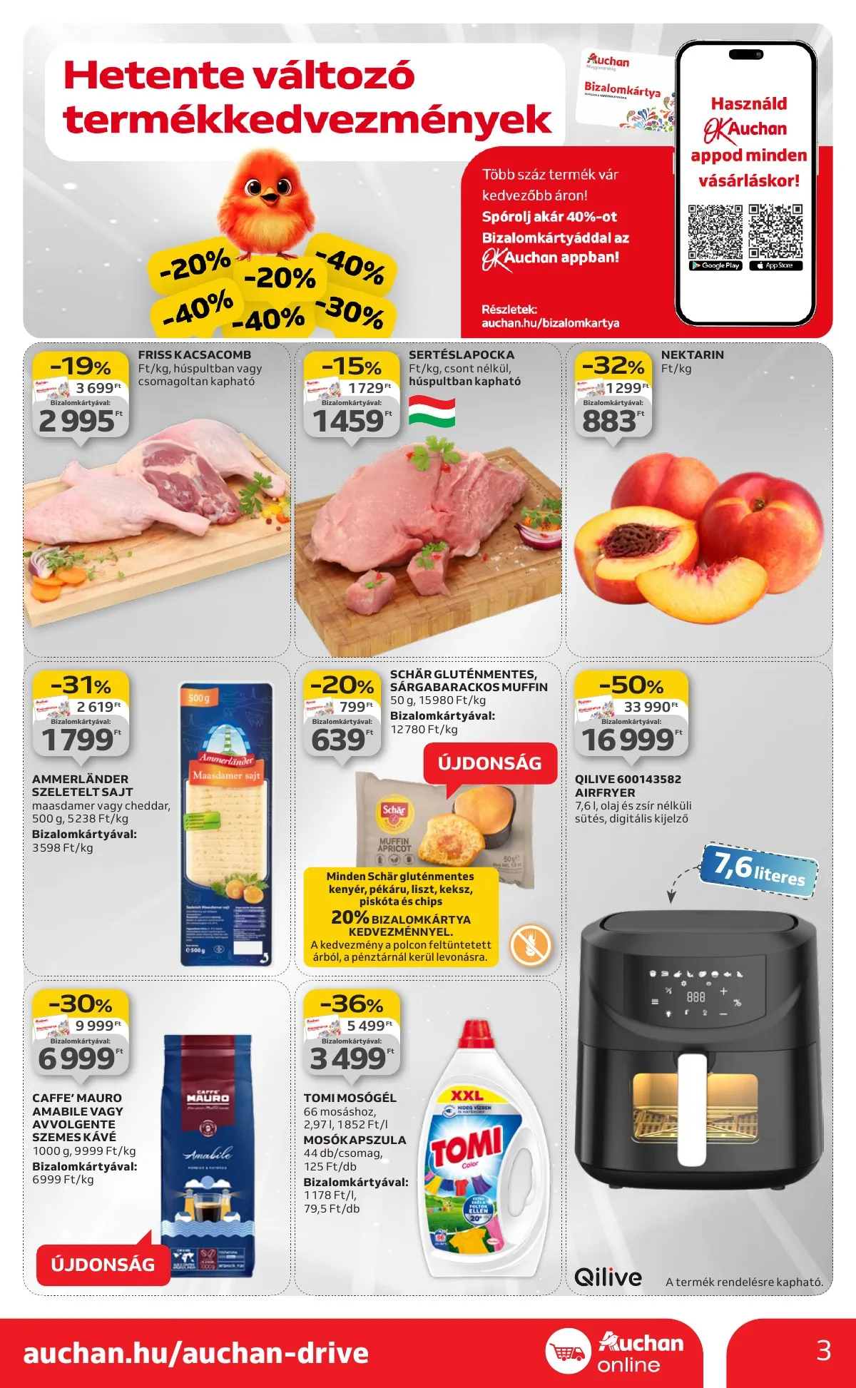 Auchan akciós újság Szupermarket 09.04–09.10 – 3. oldal