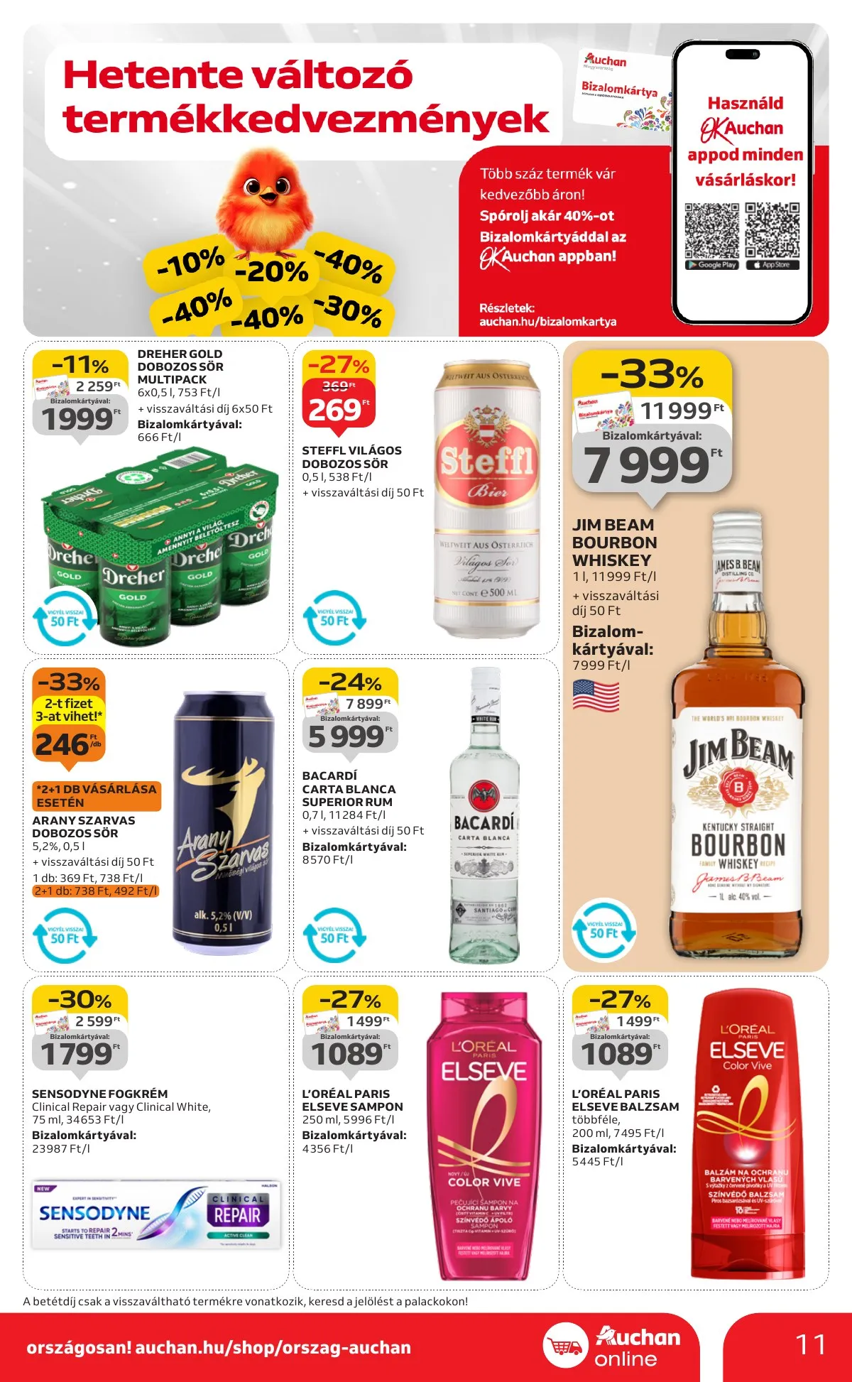 Auchan akciós újság Szupermarket 09.11–09.17 – 11. oldal