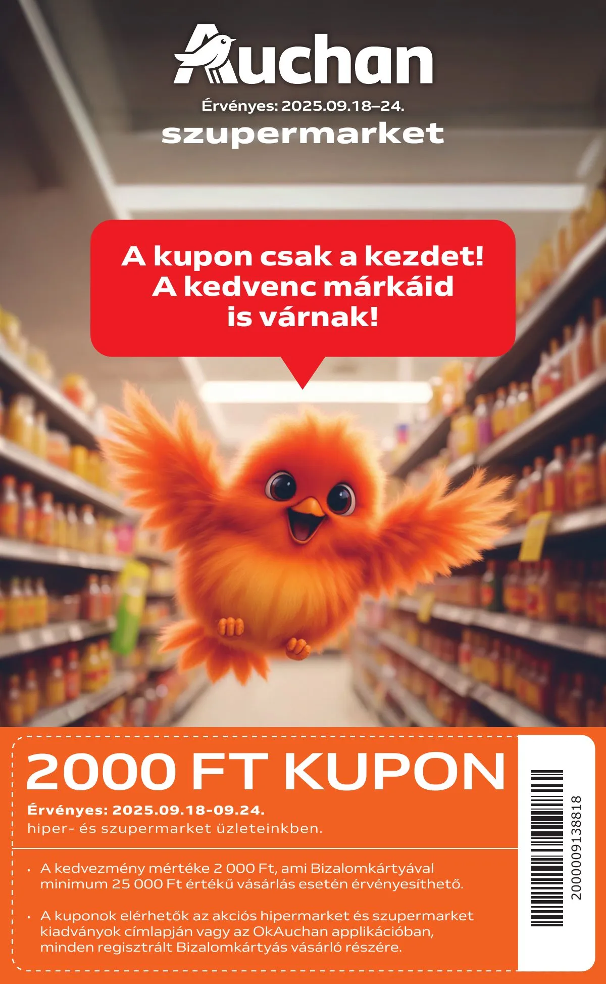 Auchan akciós újság Szupermarket 09.18–09.24