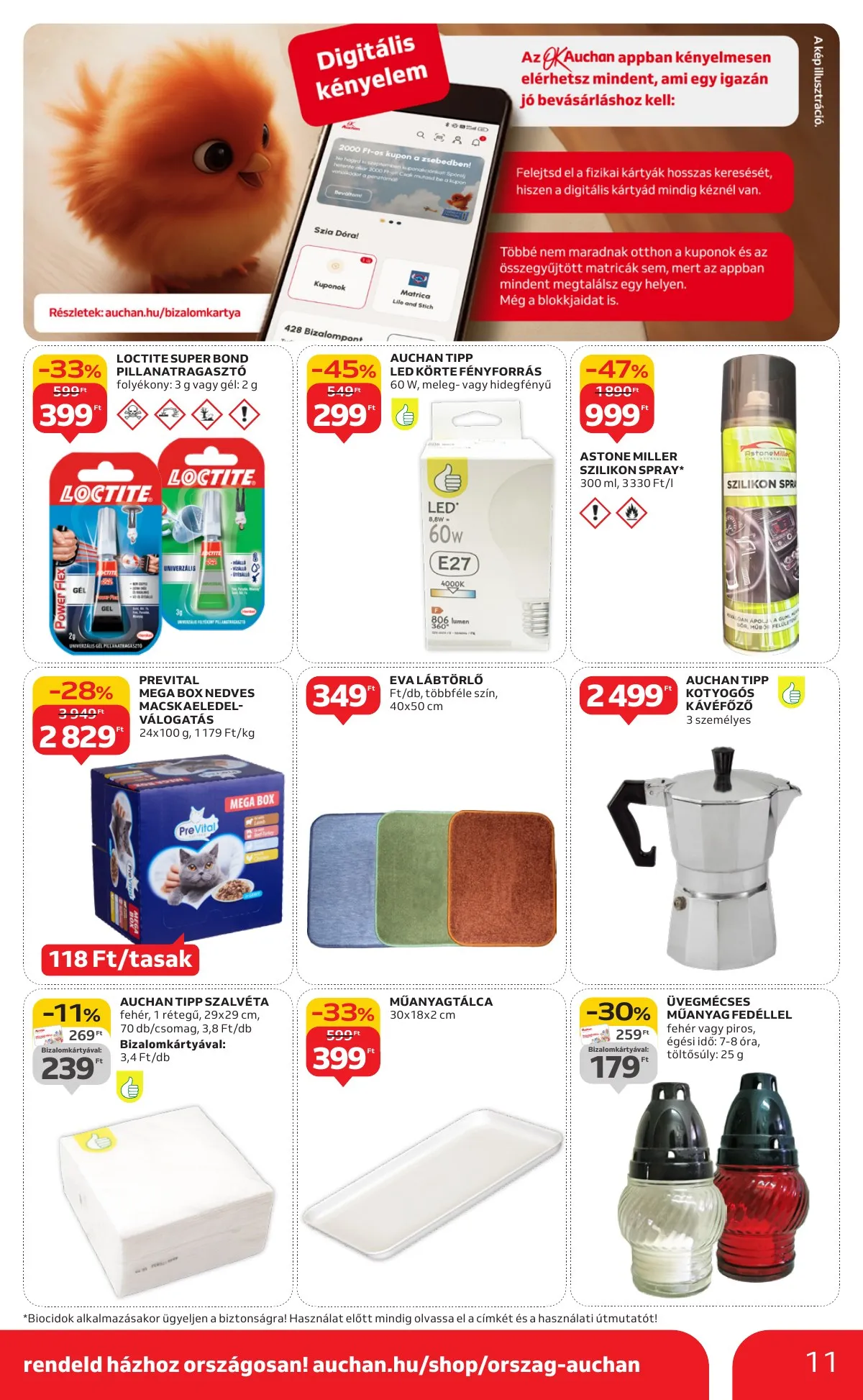 Auchan akciós újság Szupermarket 09.18–09.24 – 11. oldal
