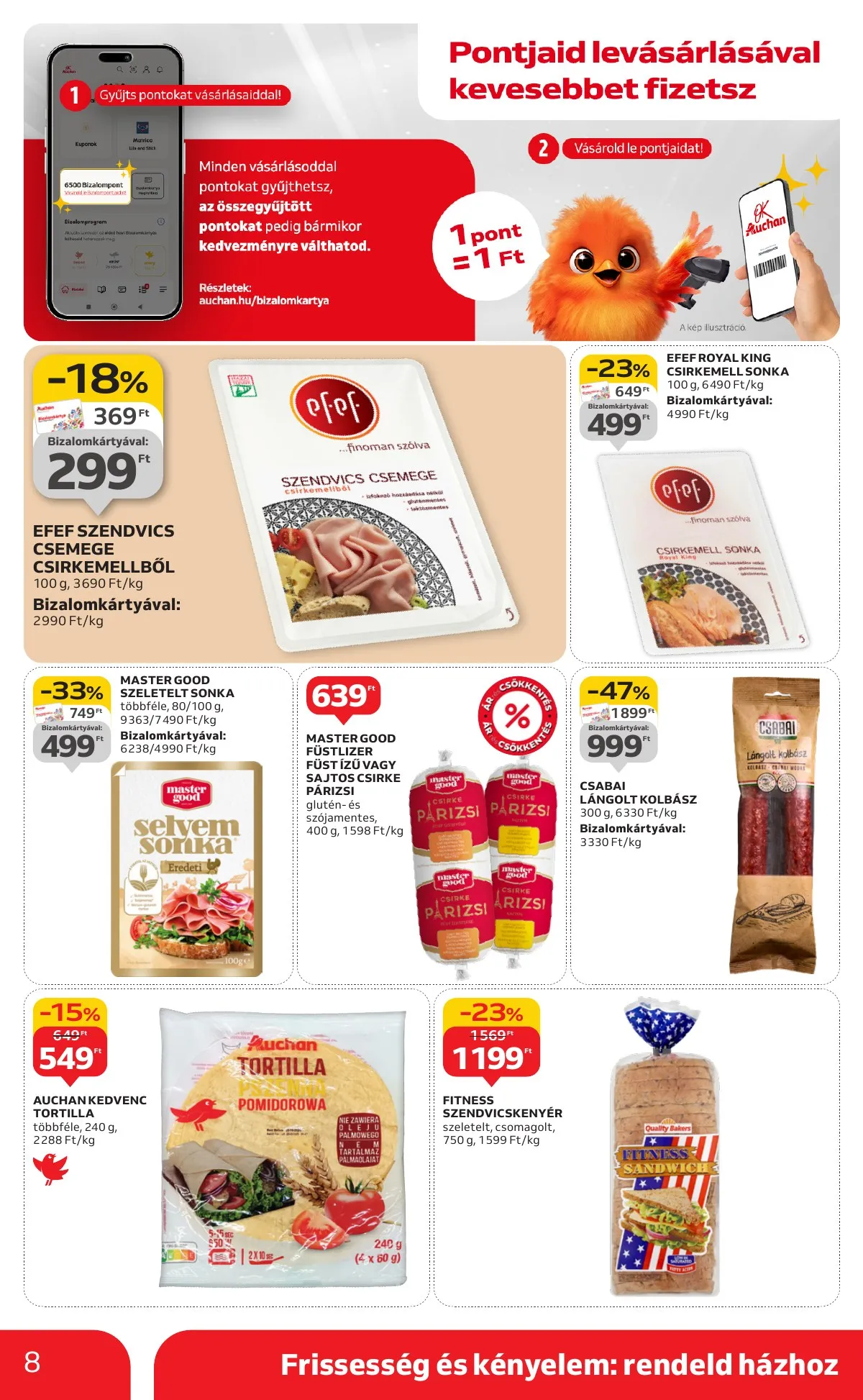 Auchan akciós újság Szupermarket 09.18–09.24 – 8. oldal