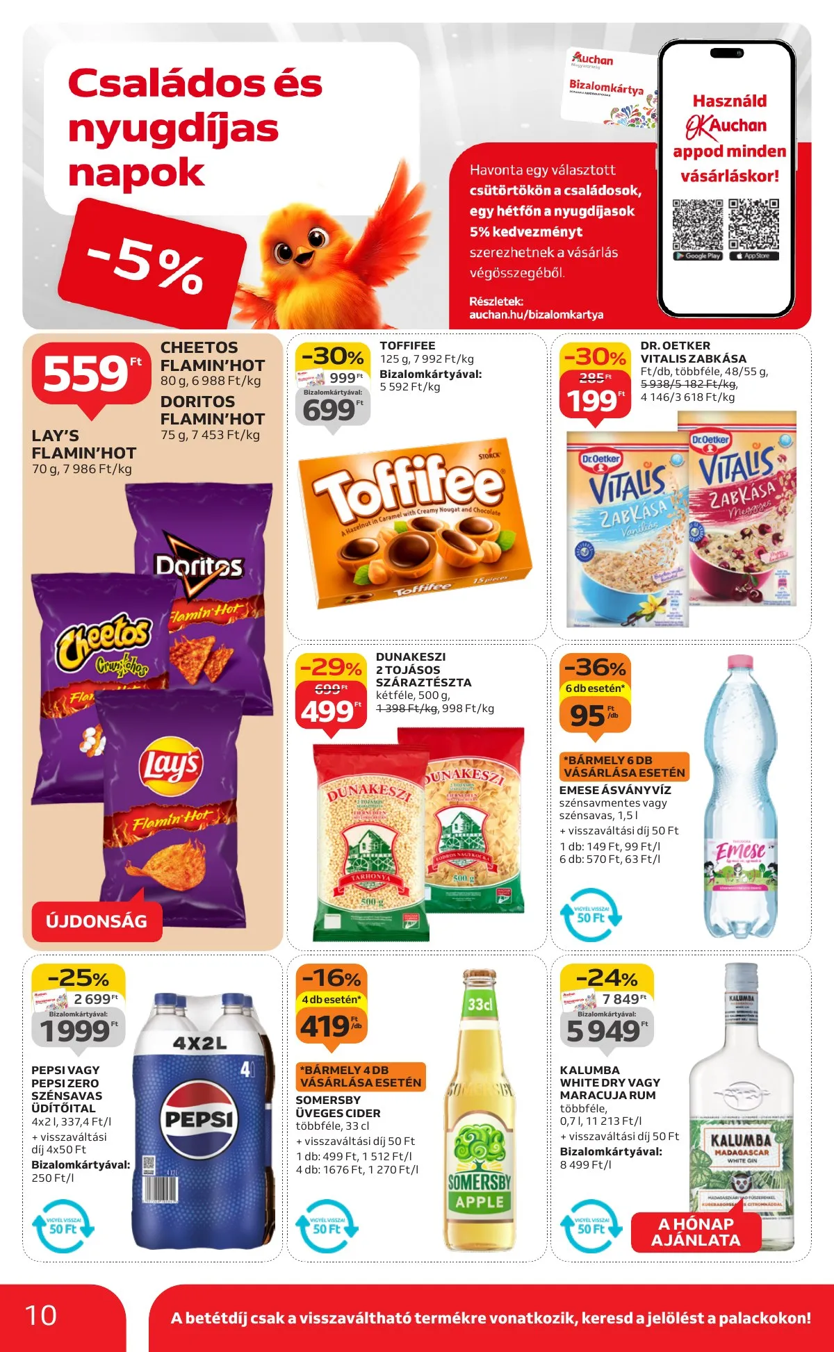 Auchan akciós újság Szupermarket 09.25–10.01 – 10. oldal