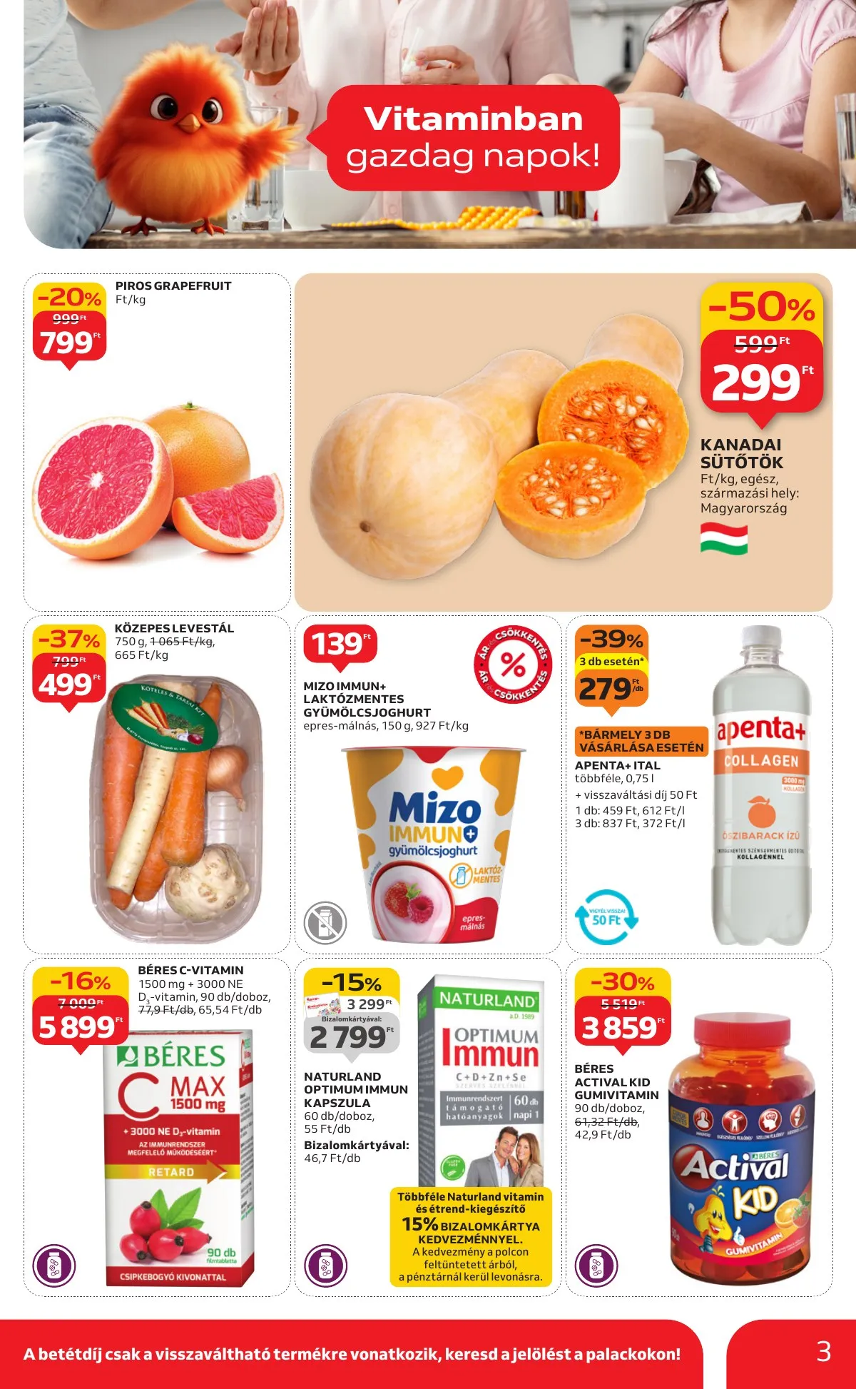 Auchan akciós újság Szupermarket 09.25–10.01 – 3. oldal