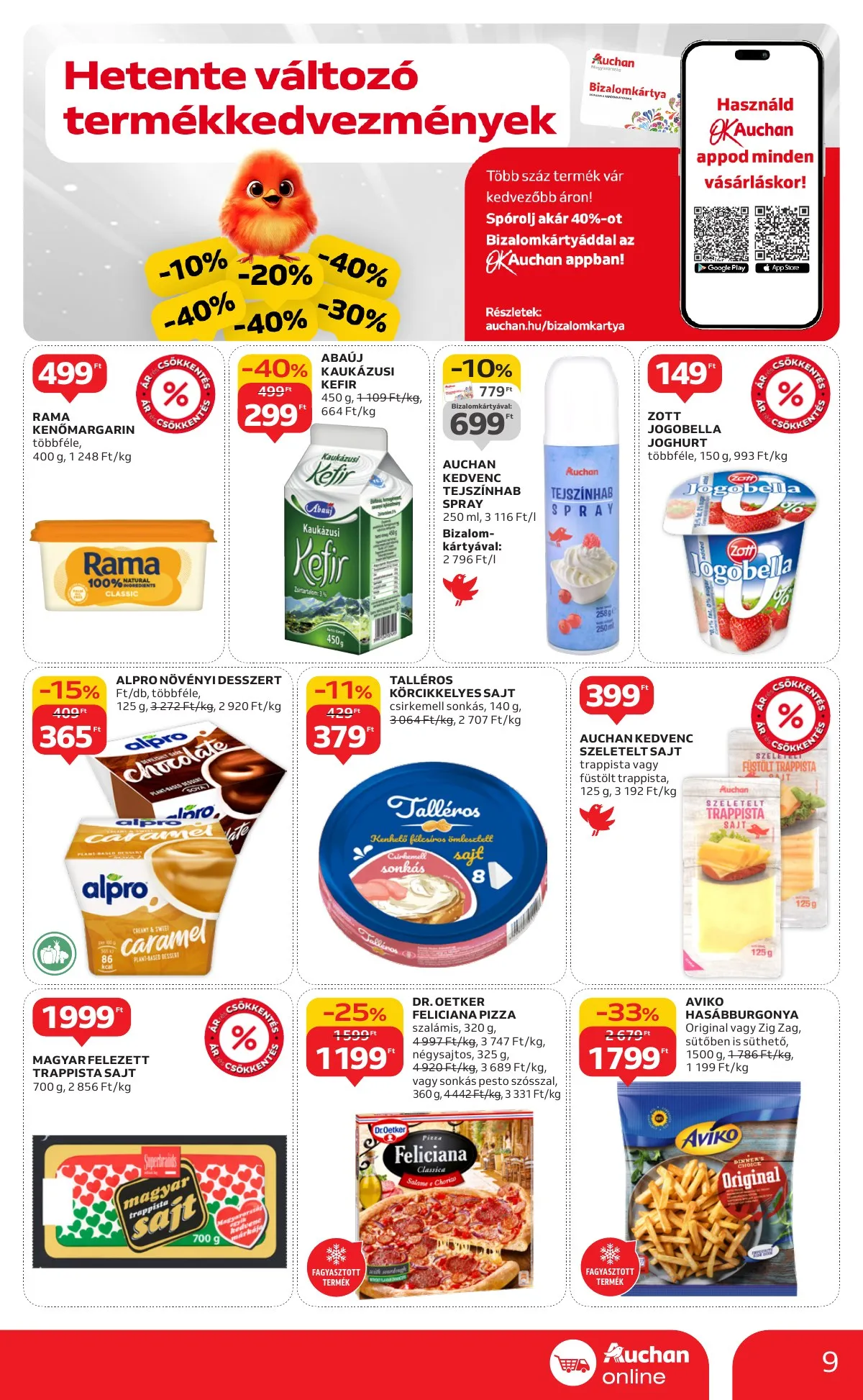 Auchan akciós újság Szupermarket 09.25–10.01 – 9. oldal