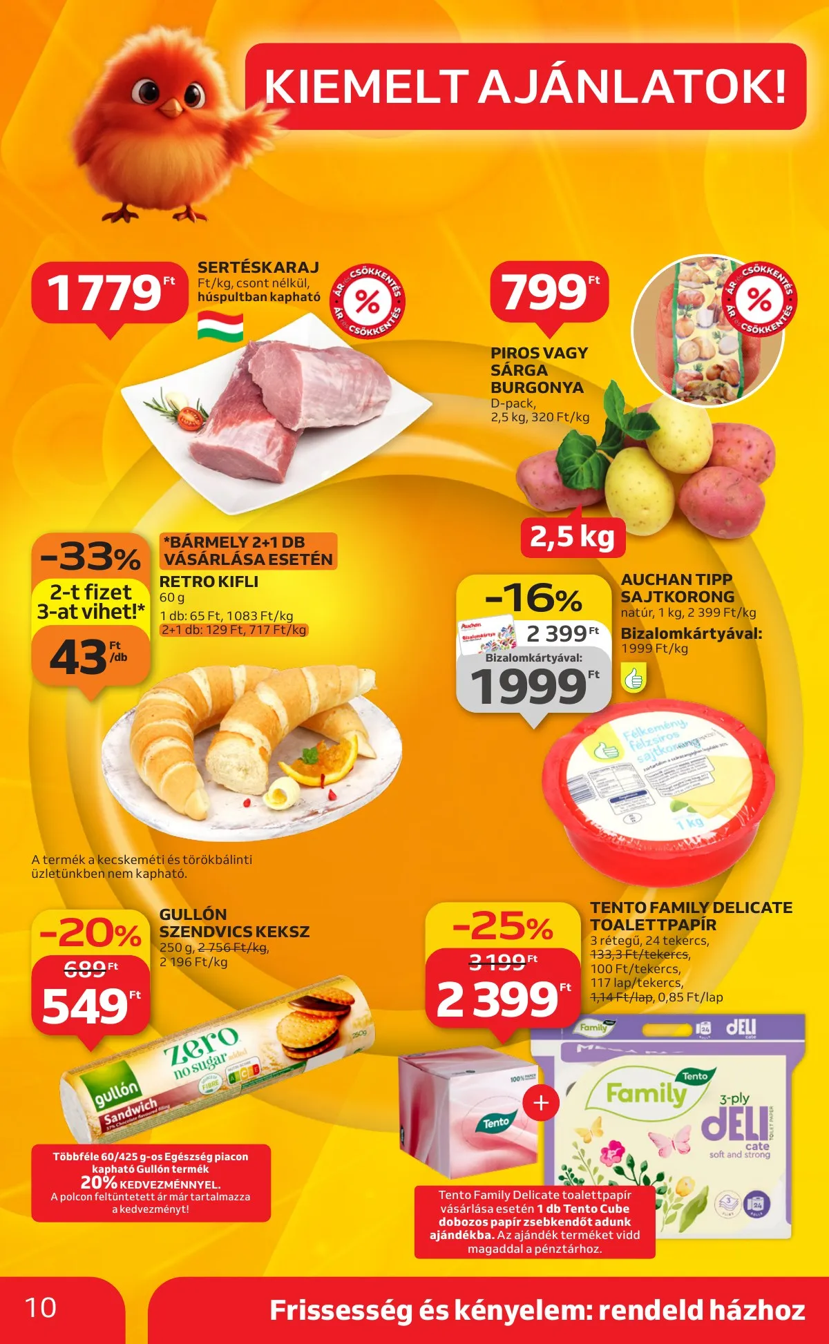 Auchan akciós újság Szupermarket 10.02–10.08 – 10. oldal