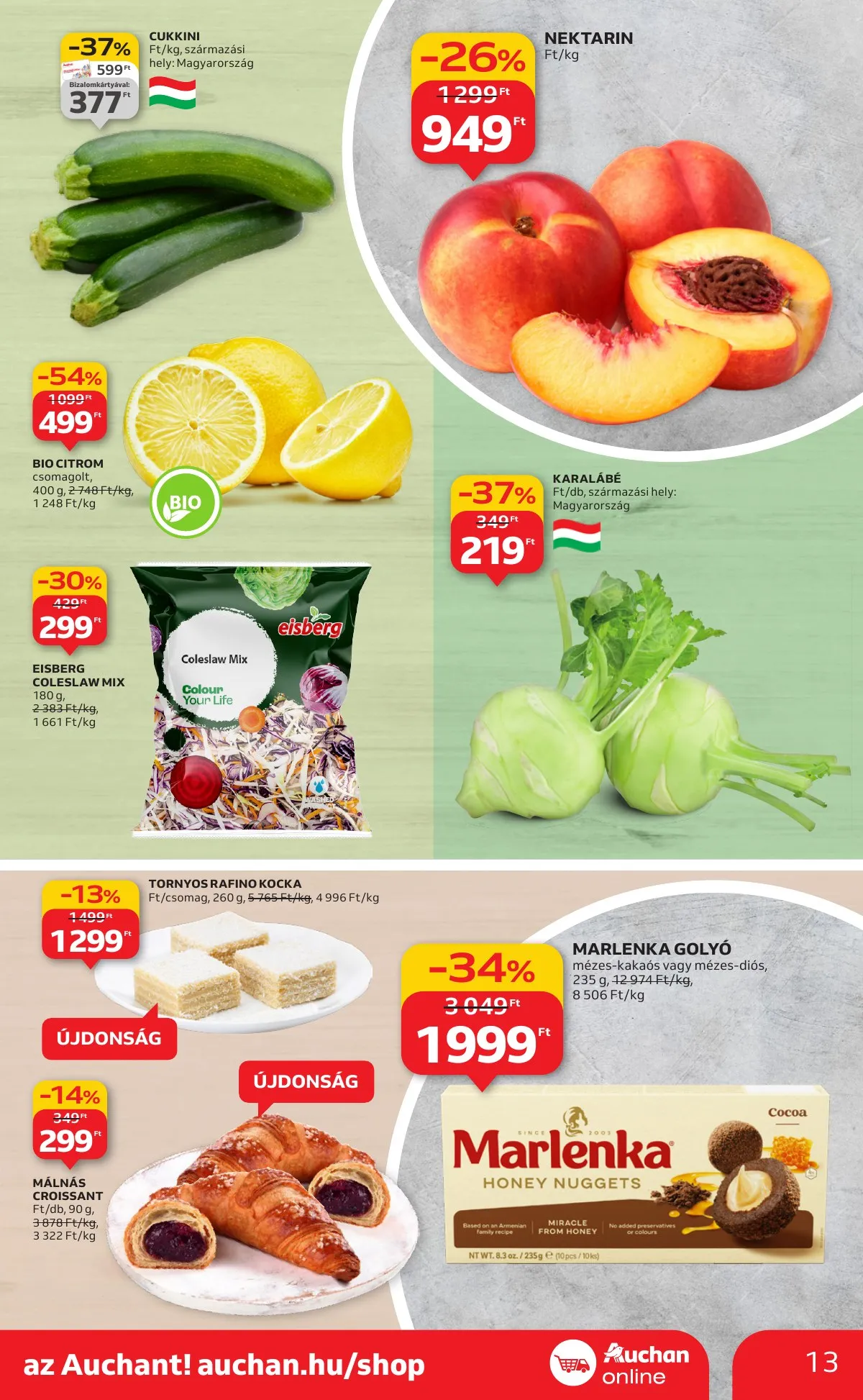 Auchan akciós újság Szupermarket 10.02–10.08 – 13. oldal