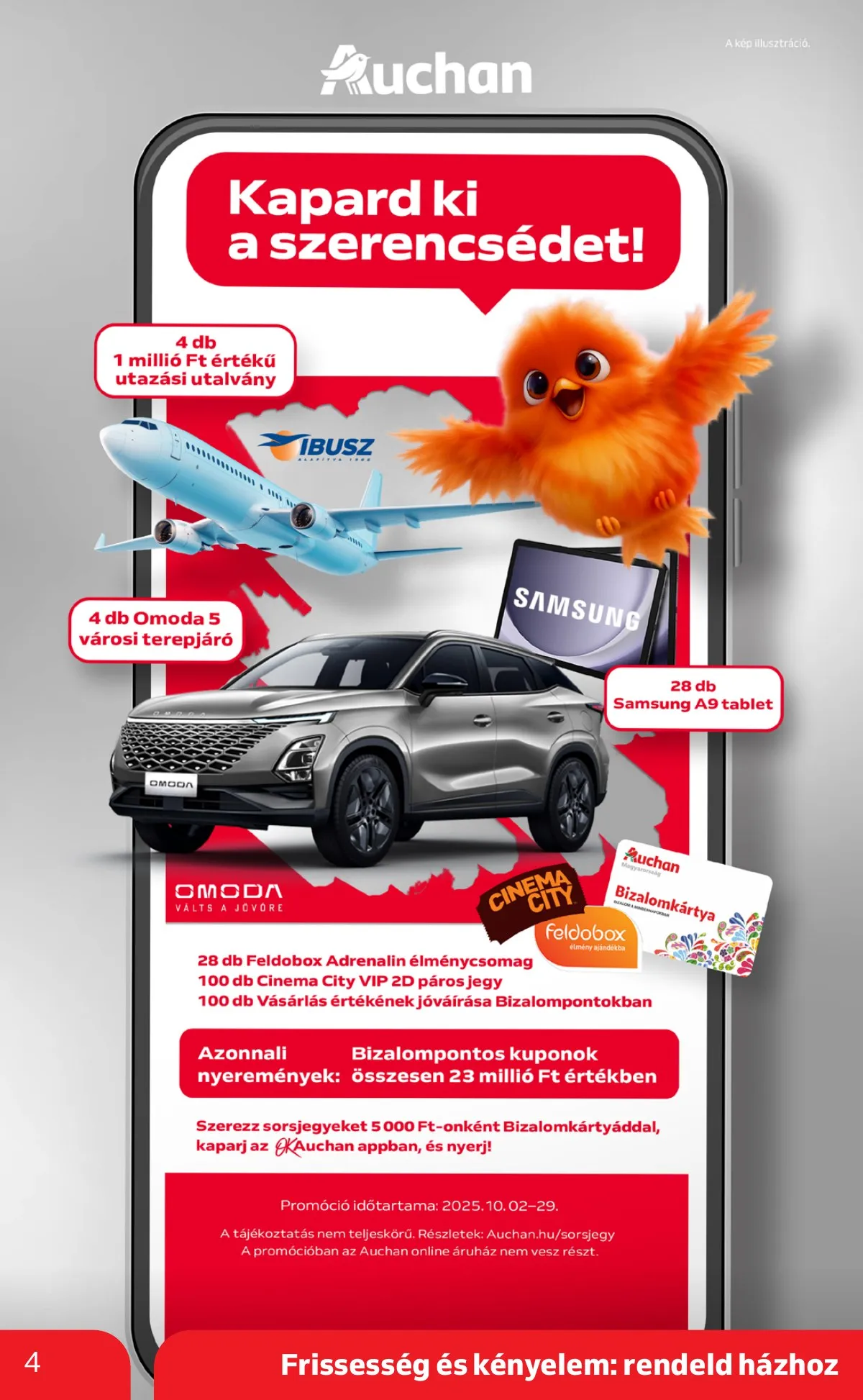 Auchan akciós újság Szupermarket 10.02–10.08 – 4. oldal