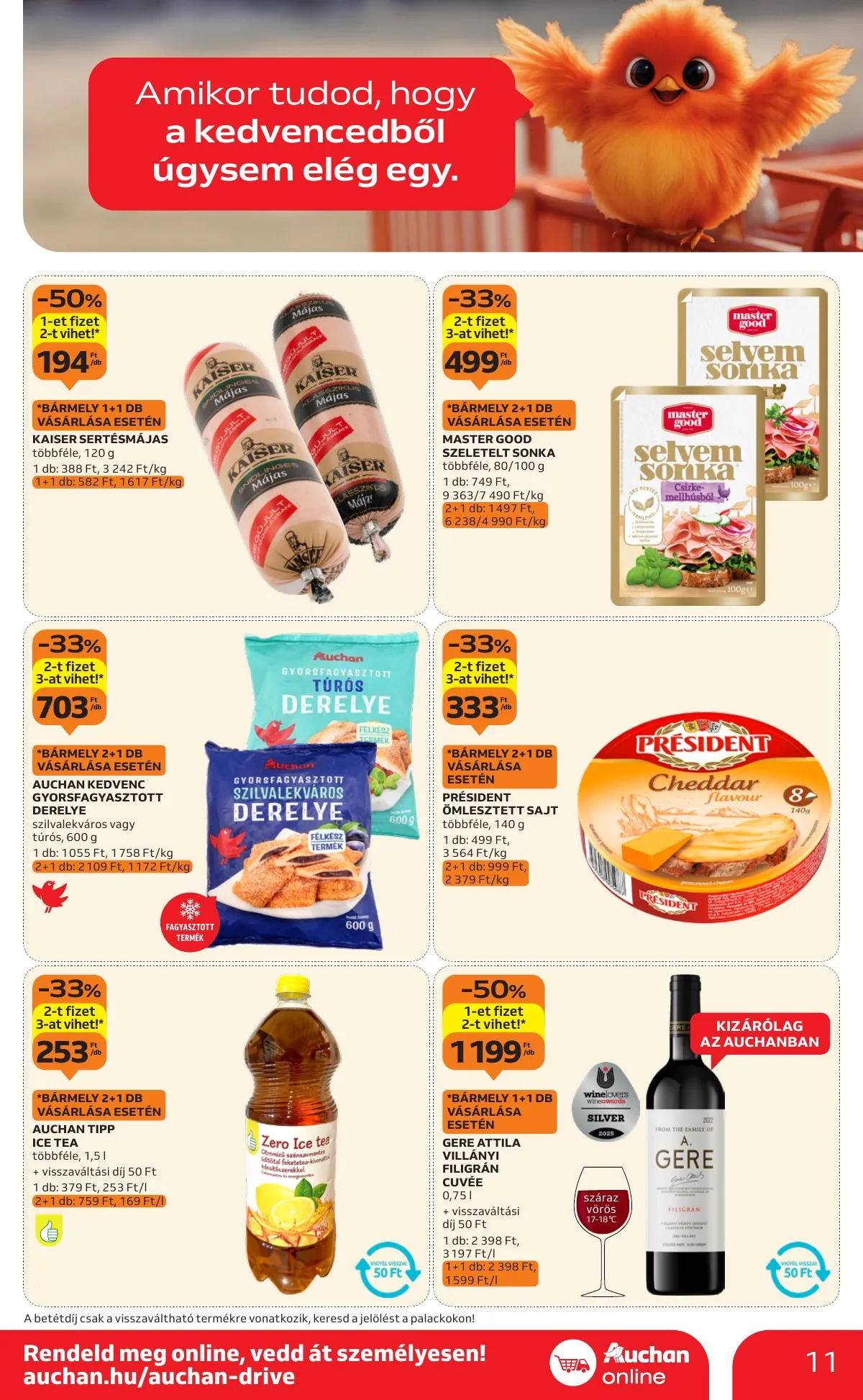 Auchan akciós újság Szupermarket 10.09–10.15 – 11. oldal