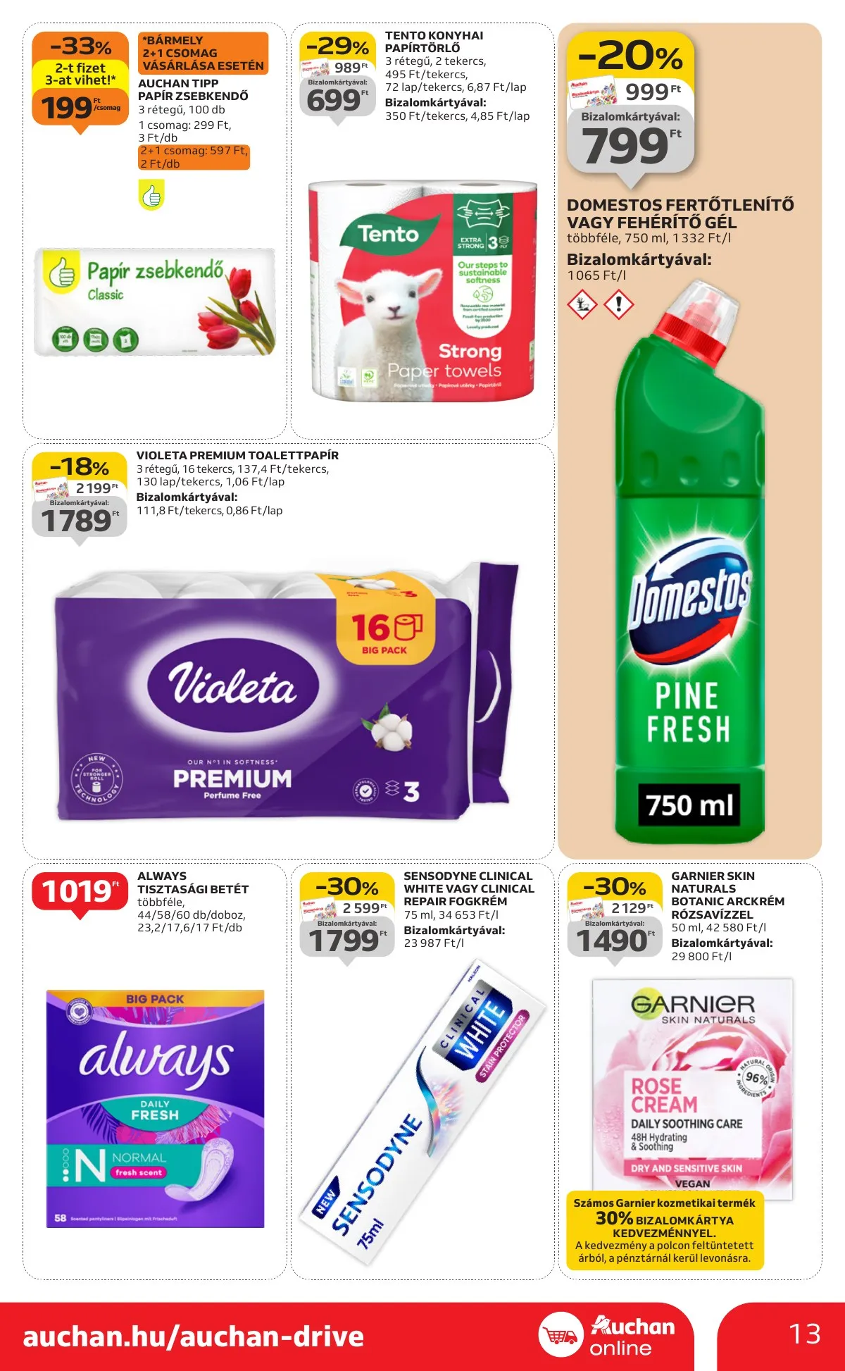 Auchan akciós újság Szupermarket 10.09–10.15 – 13. oldal