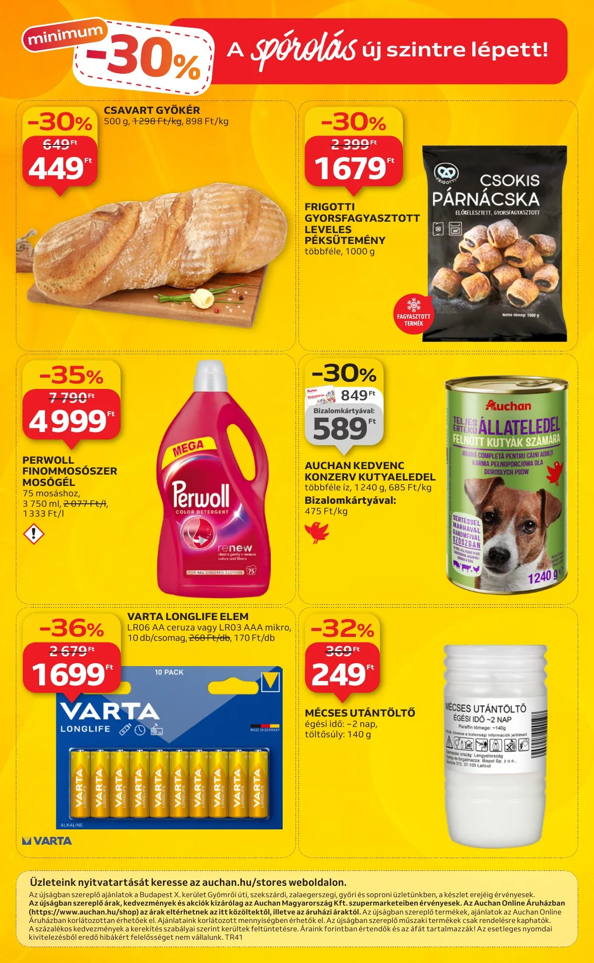 Auchan akciós újság Szupermarket 10.09–10.15 – 16. oldal
