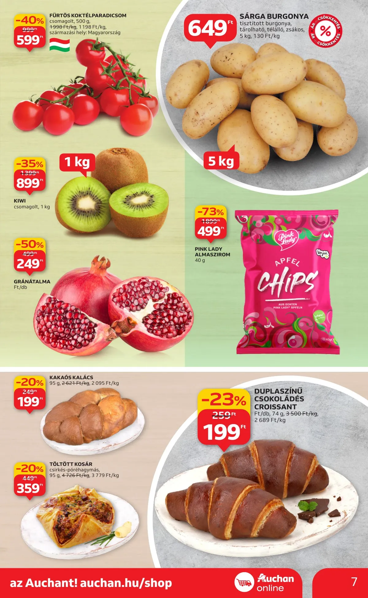 Auchan akciós újság Szupermarket 10.09–10.15 – 7. oldal