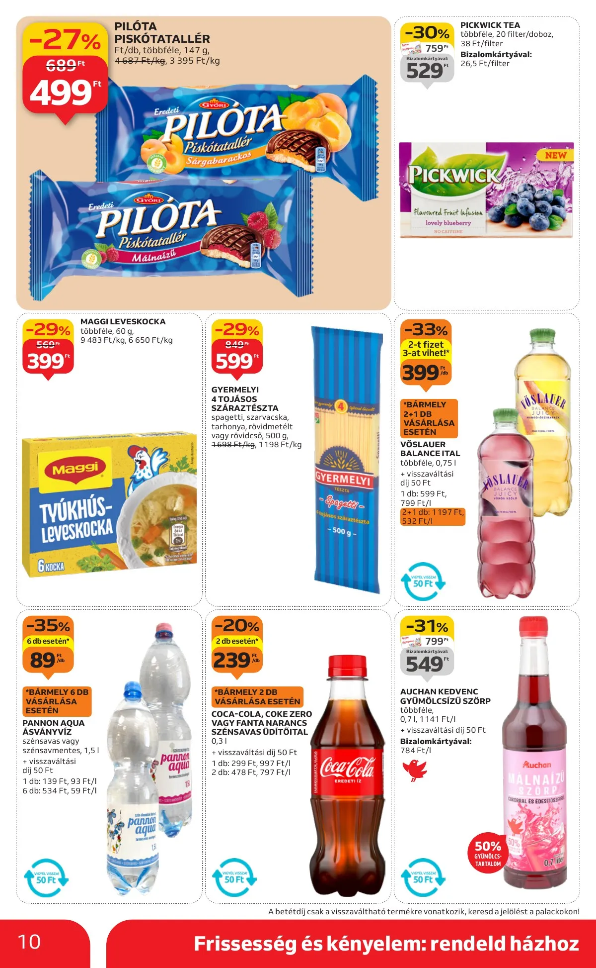 Auchan akciós újság Szupermarket 10.16–10.22 – 10. oldal
