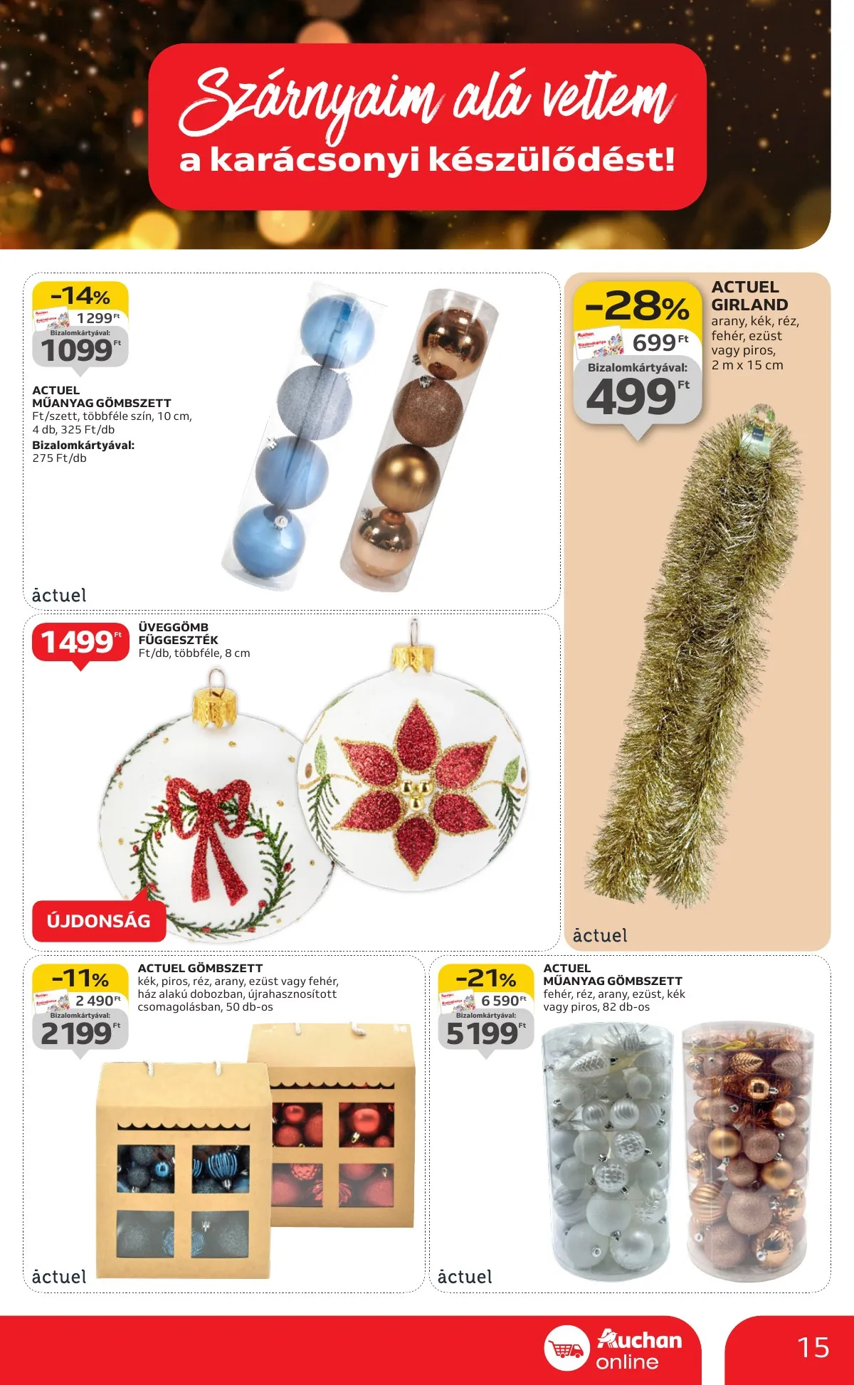 Auchan akciós újság Szupermarket 10.16–10.22 – 15. oldal