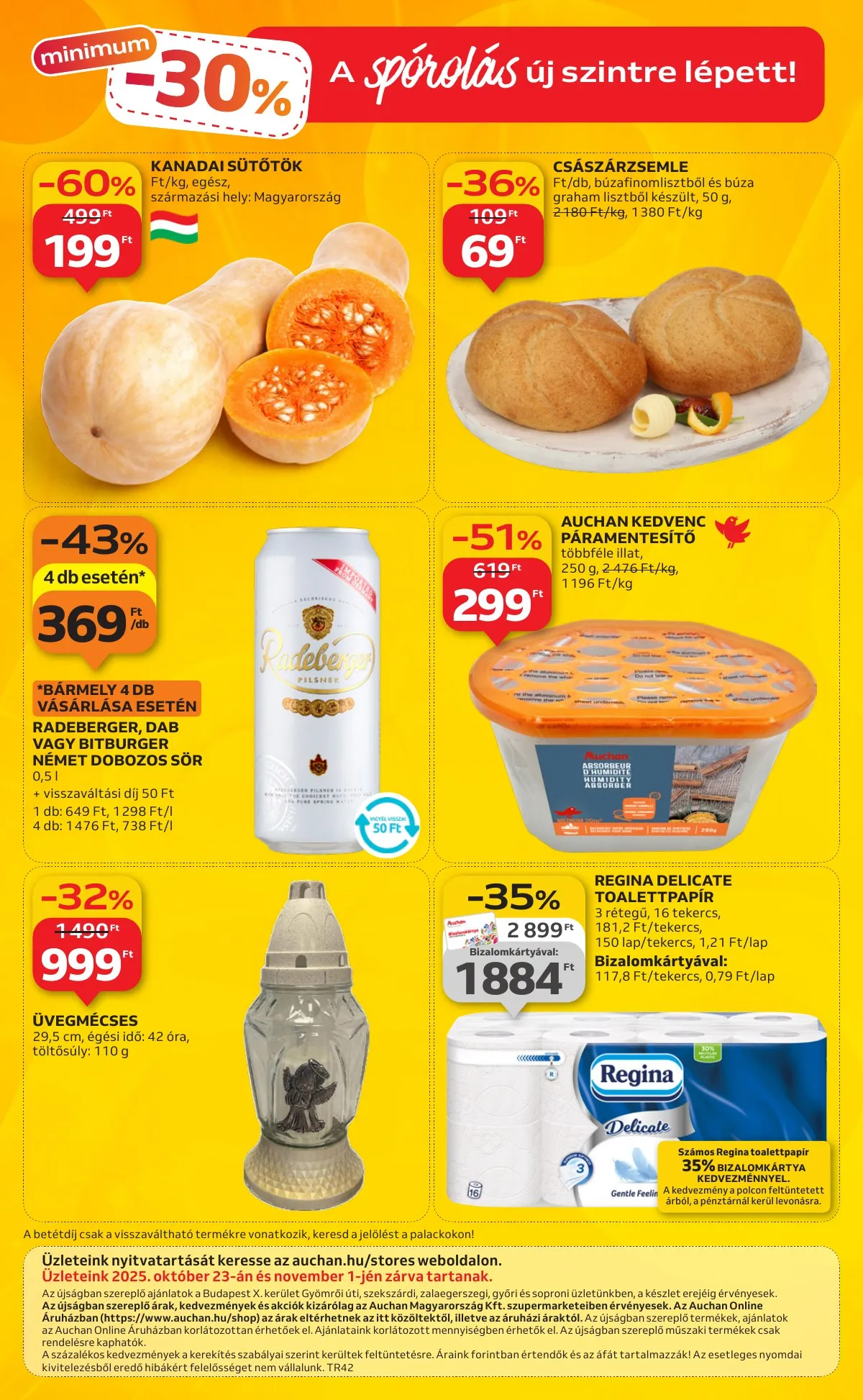 Auchan akciós újság Szupermarket 10.16–10.22 – 16. oldal