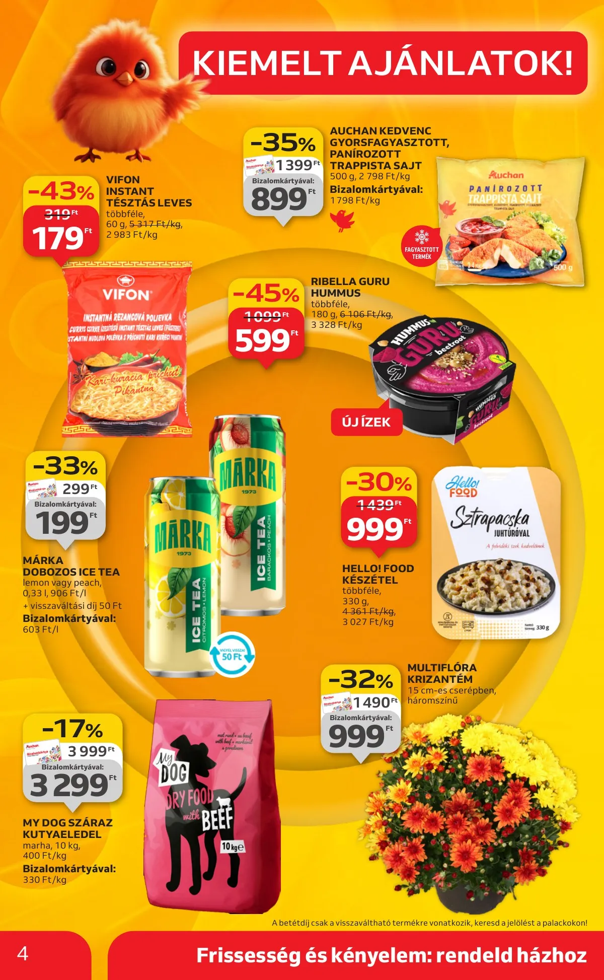 Auchan akciós újság Szupermarket 10.16–10.22 – 4. oldal