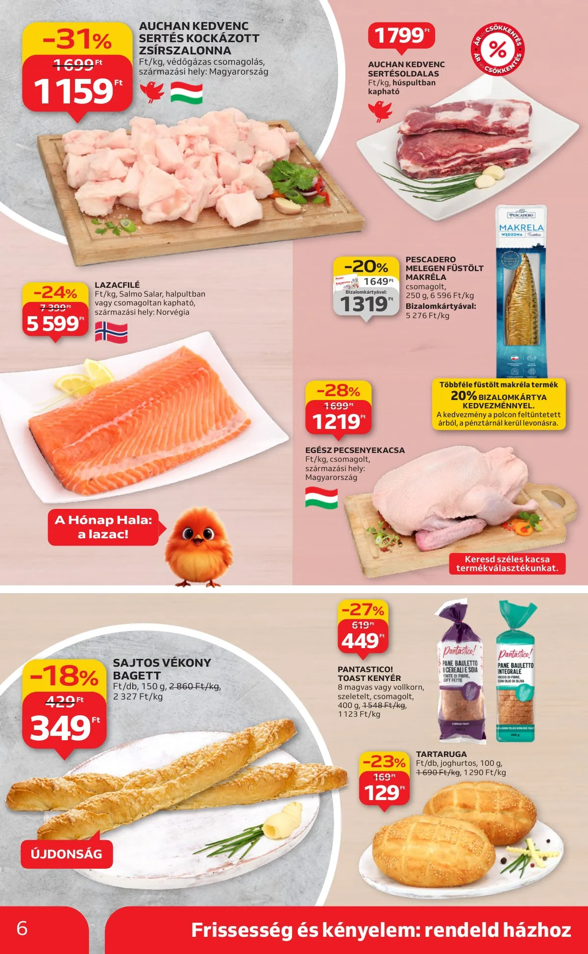 Auchan akciós újság Szupermarket 10.16–10.22 – 6. oldal