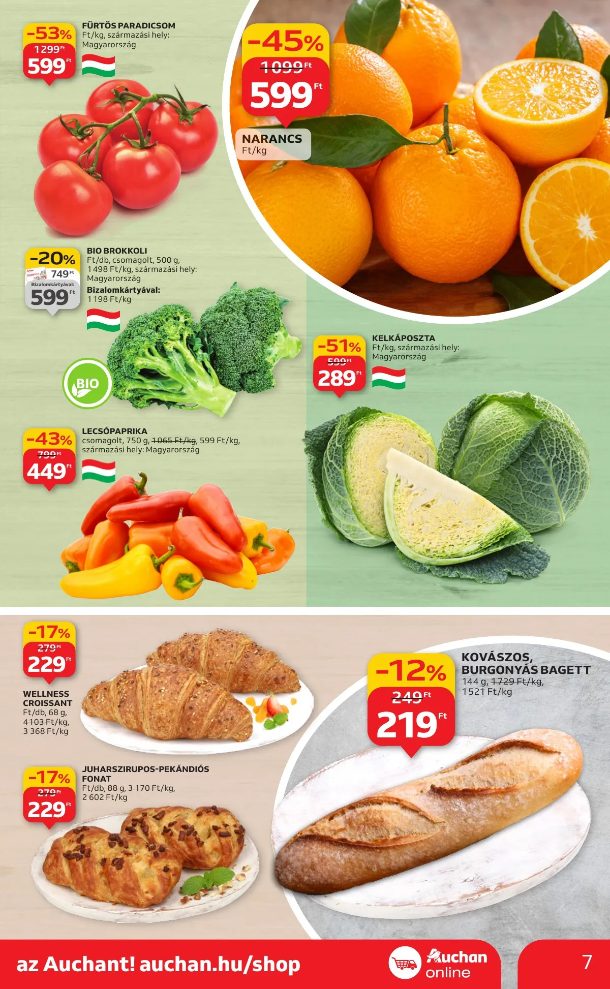 Auchan akciós újság Szupermarket 10.16–10.22 – 7. oldal