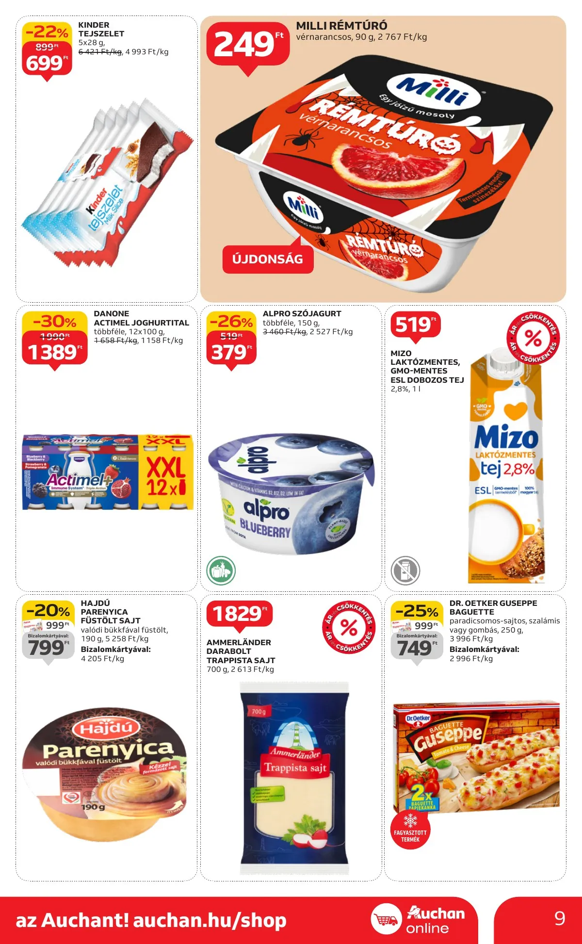 Auchan akciós újság Szupermarket 10.16–10.22 – 9. oldal