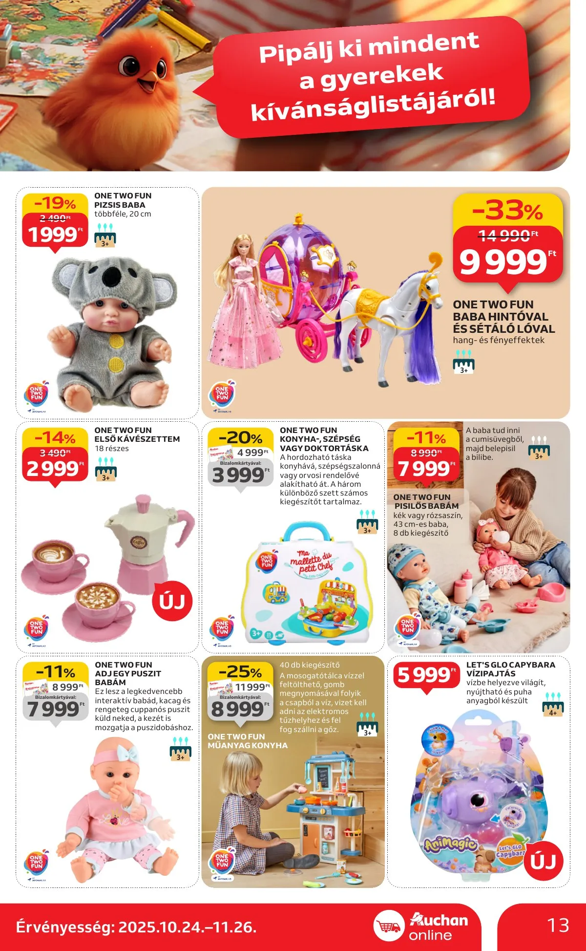 Auchan akciós újság Szupermarket 10.23–10.29 – 13. oldal