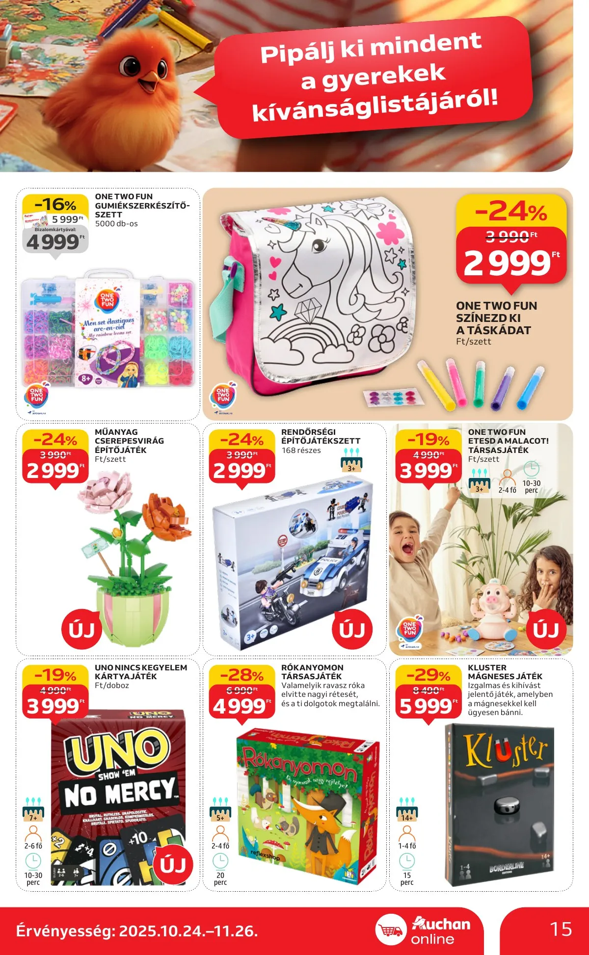 Auchan akciós újság Szupermarket 10.23–10.29 – 15. oldal