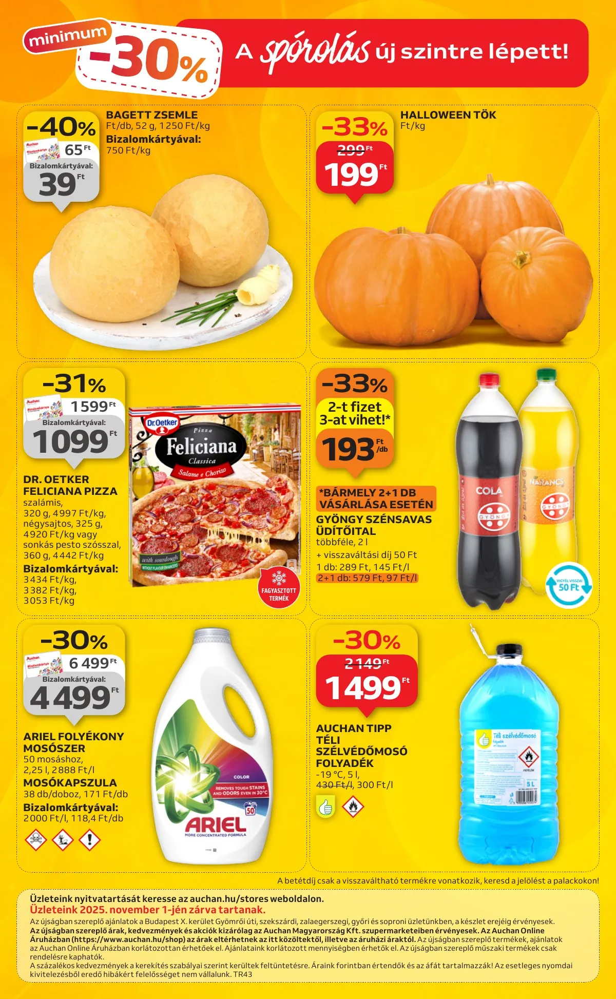 Auchan akciós újság Szupermarket 10.23–10.29 – 16. oldal
